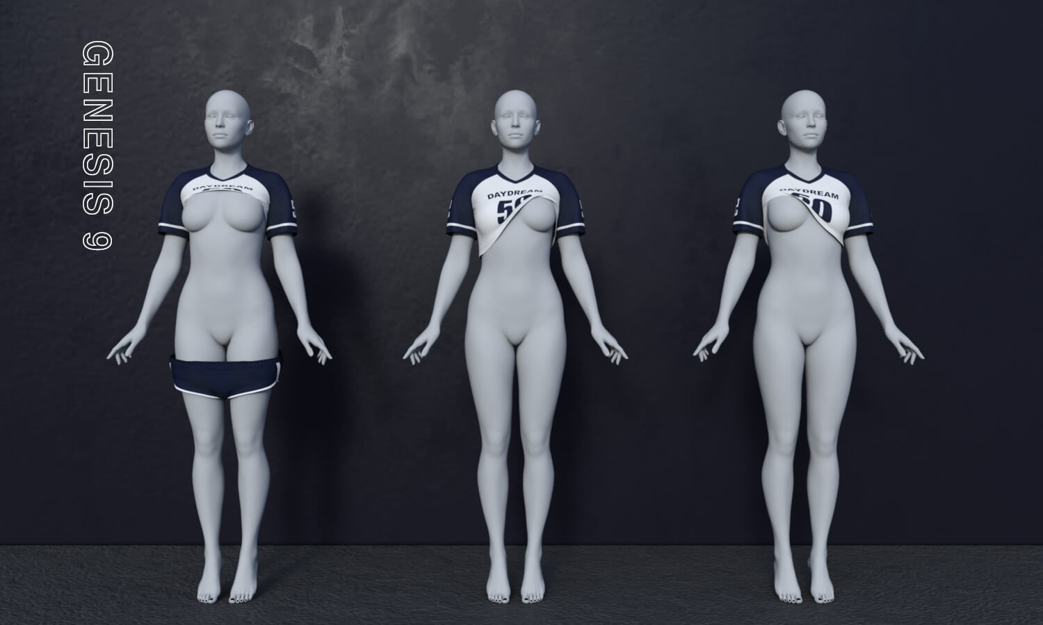 MG-Dolphin Dream G9 G8F dForce Daz Content