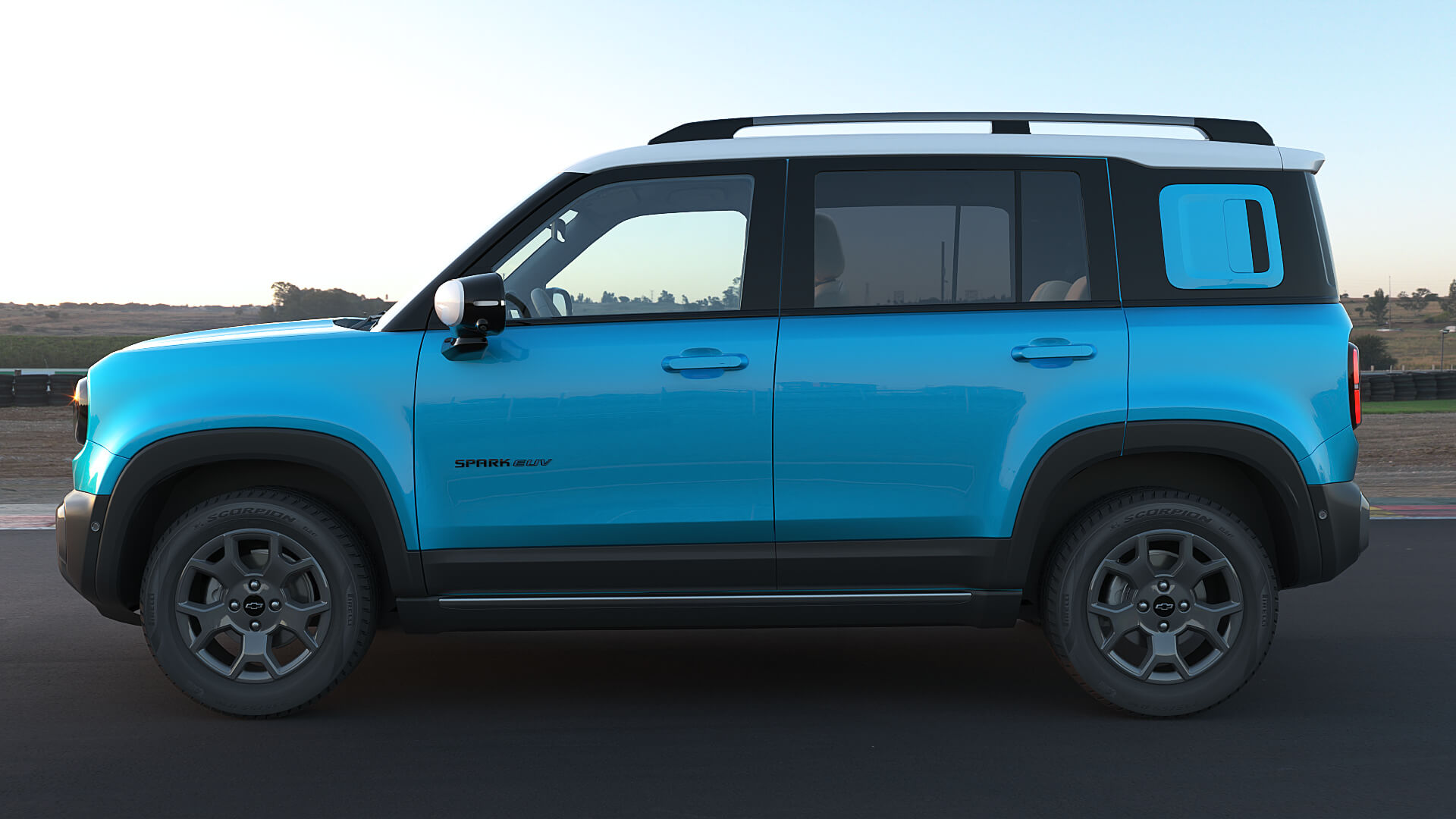 2026 Chevrolet Spark EUV with Interior 3D Model