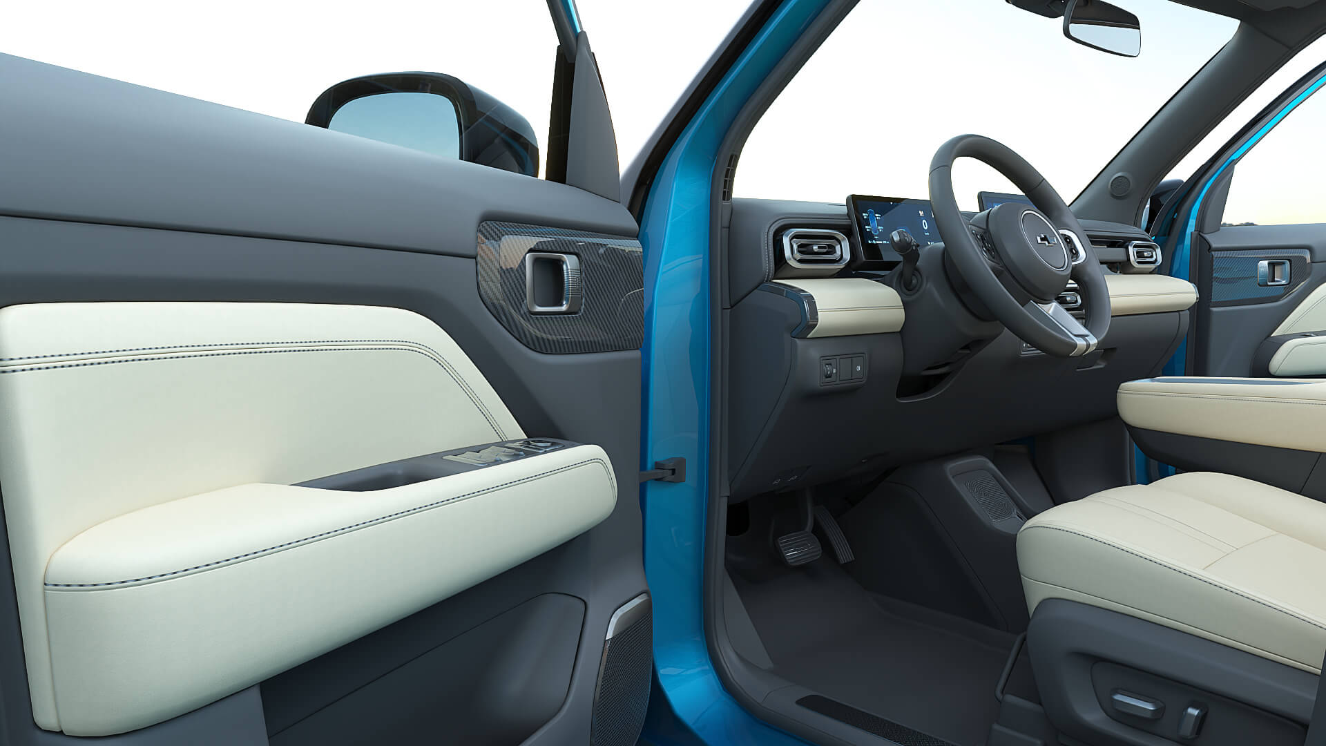 2026 Chevrolet Spark EUV with Interior 3D Model