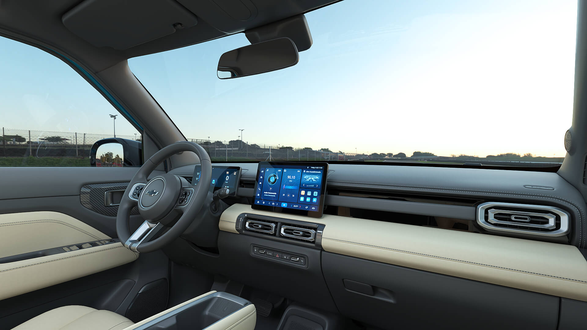 2026 Chevrolet Spark EUV with Interior 3D Model