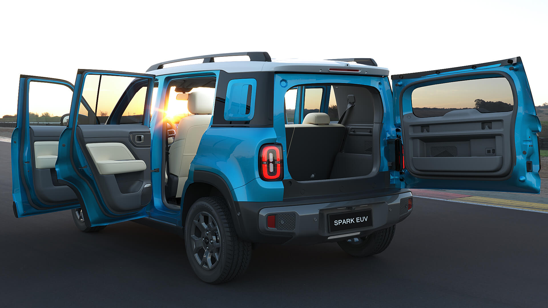 2026 Chevrolet Spark EUV with Interior 3D Model