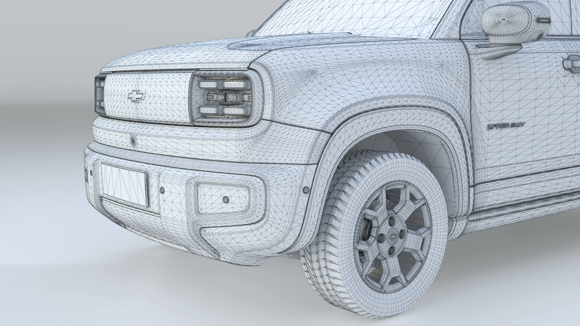 2026 Chevrolet Spark EUV with Interior 3D Model