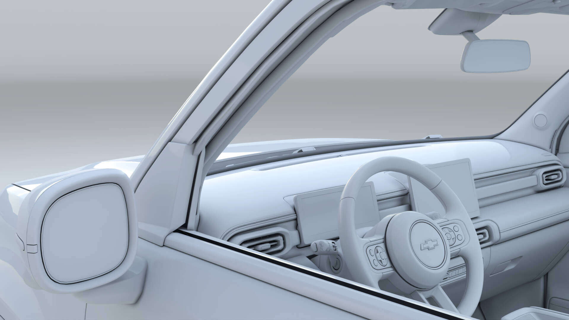 2026 Chevrolet Spark EUV with Interior 3D Model