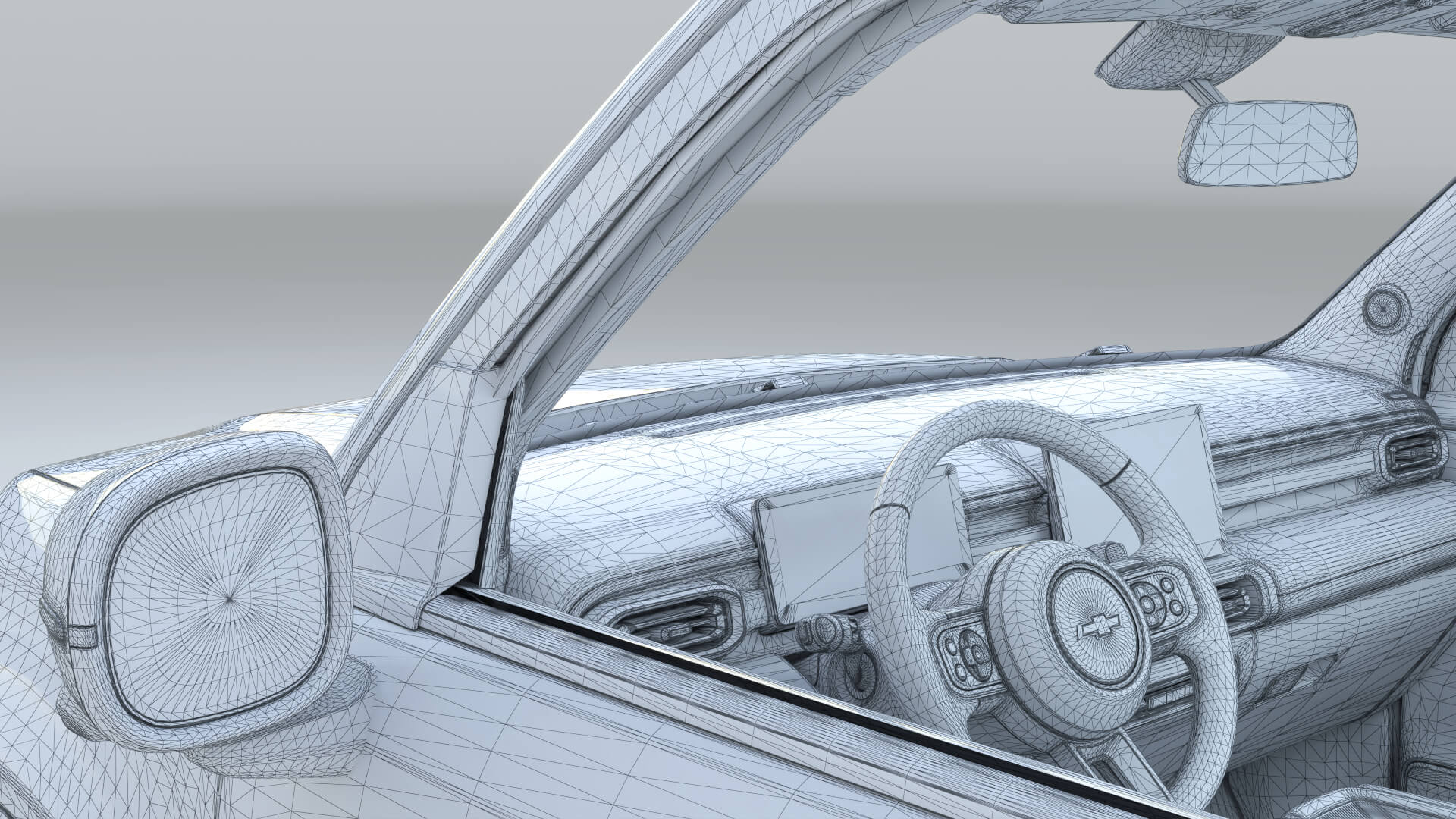 2026 Chevrolet Spark EUV with Interior 3D Model
