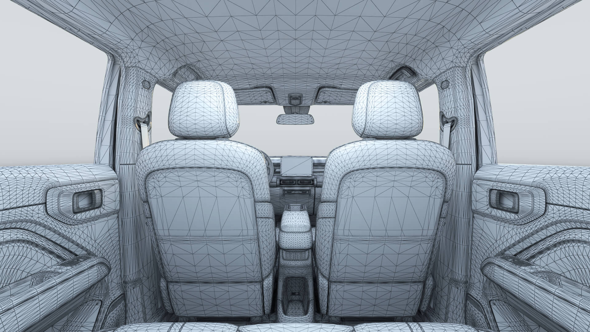 2026 Chevrolet Spark EUV with Interior 3D Model