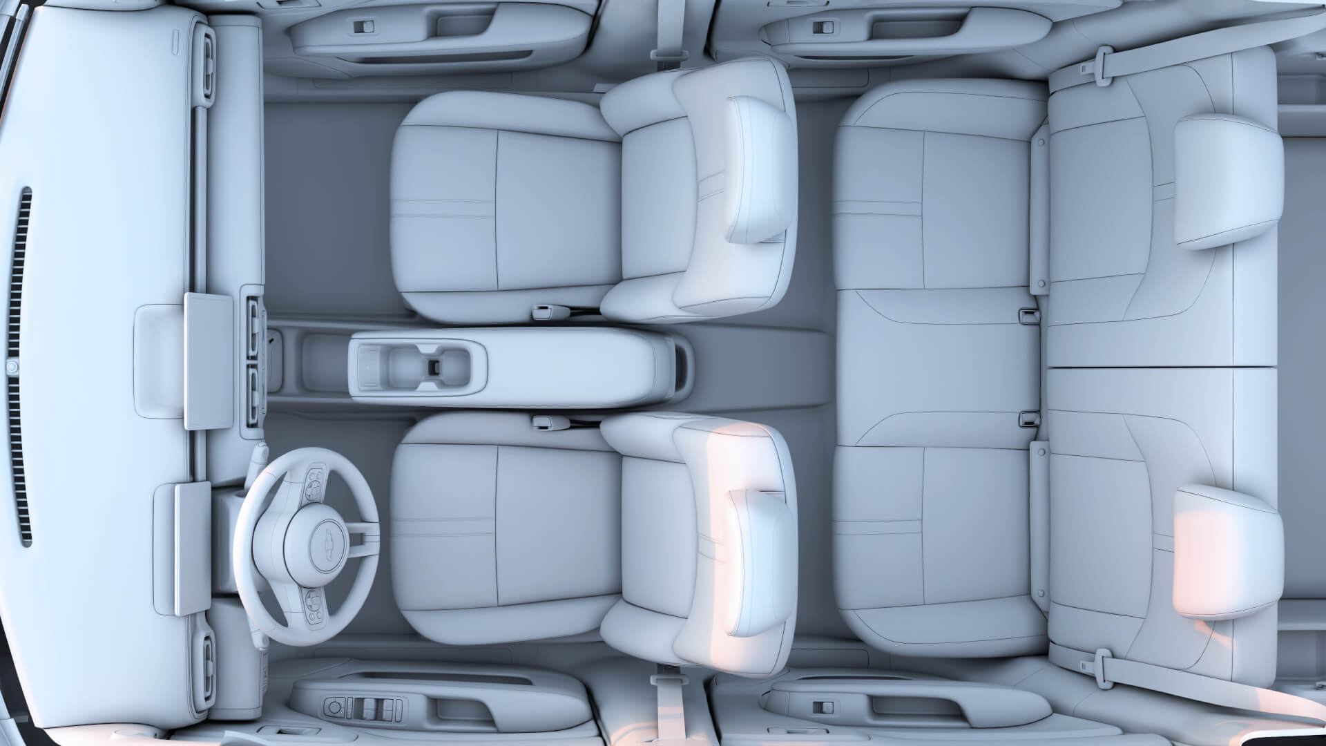 2026 Chevrolet Spark EUV with Interior 3D Model