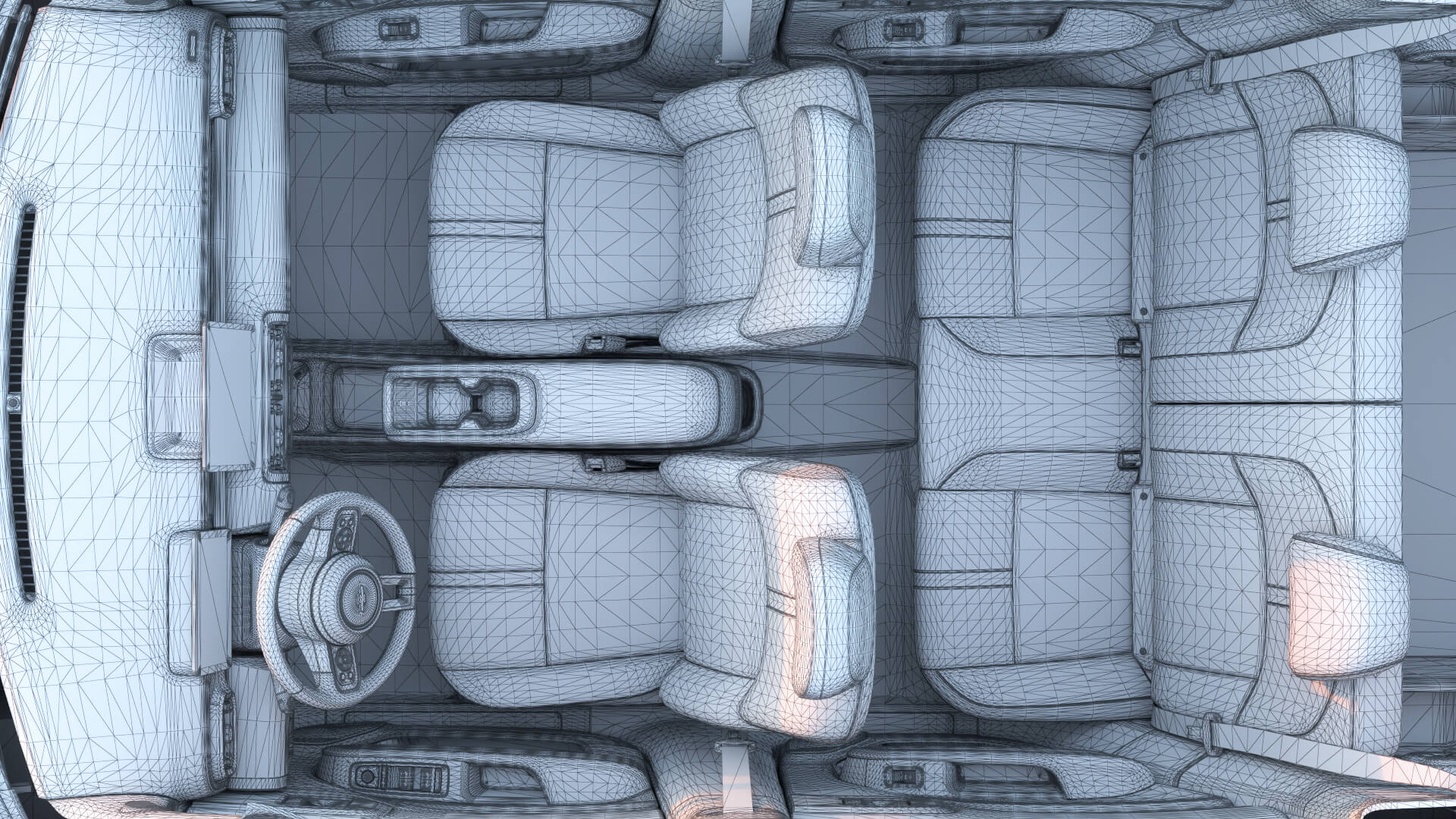 2026 Chevrolet Spark EUV with Interior 3D Model