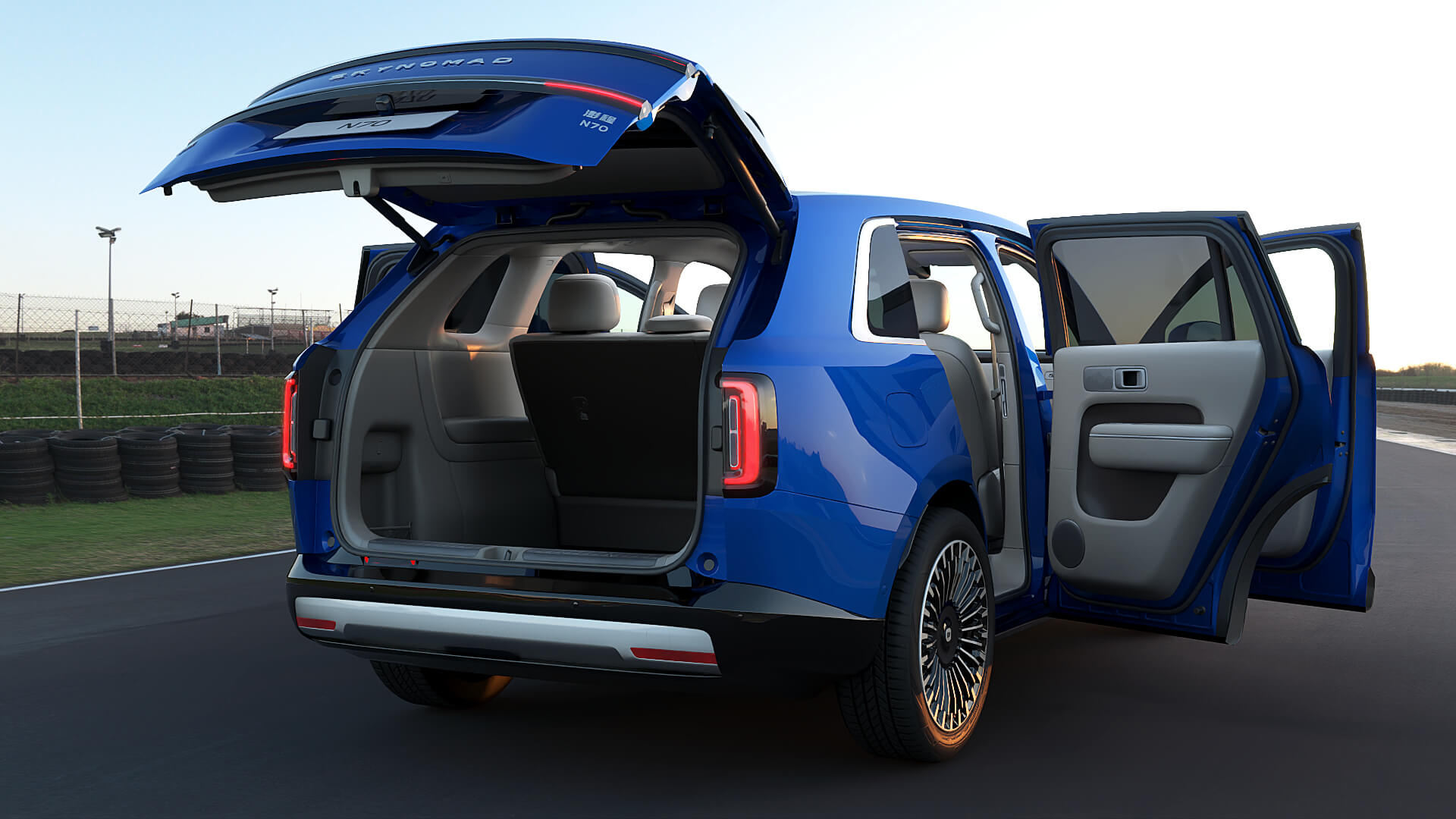 2027 Xiaomi SKYNOMAD N70 with Interior 3D Model