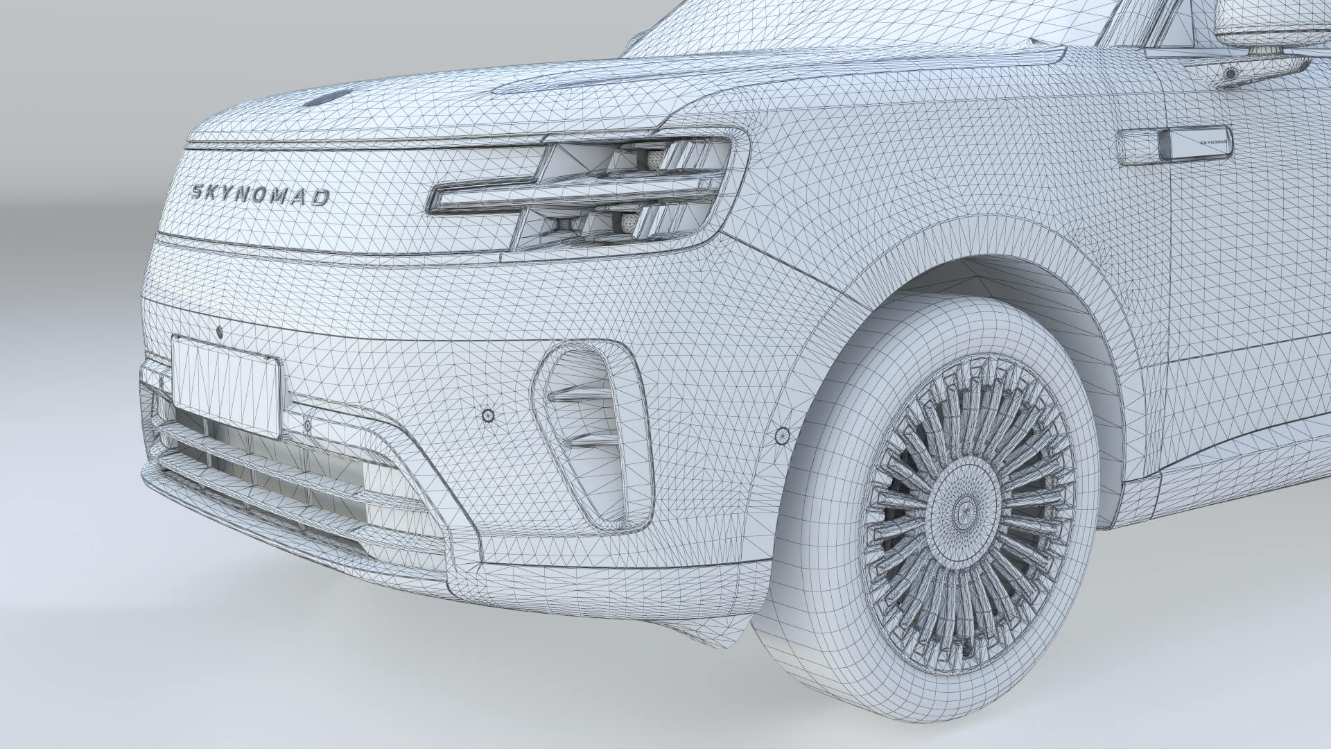 2027 Xiaomi SKYNOMAD N70 with Interior 3D Model