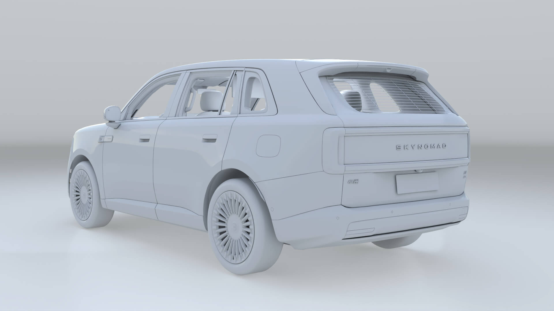 2027 Xiaomi SKYNOMAD N70 with Interior 3D Model