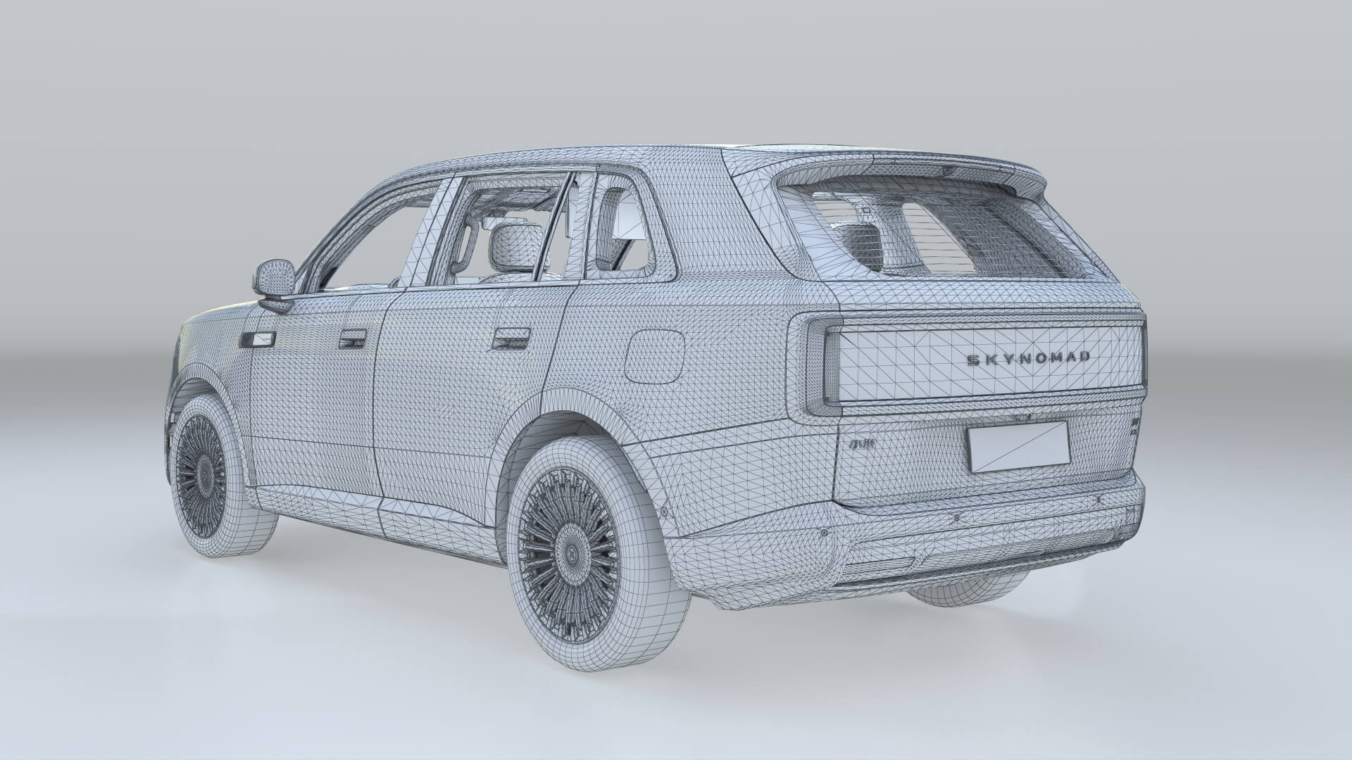 2027 Xiaomi SKYNOMAD N70 with Interior 3D Model