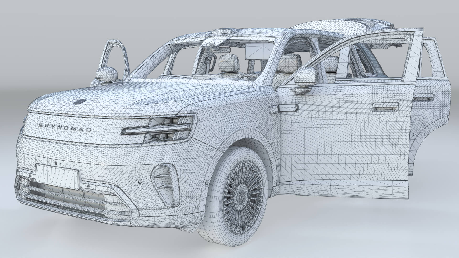 2027 Xiaomi SKYNOMAD N70 with Interior 3D Model