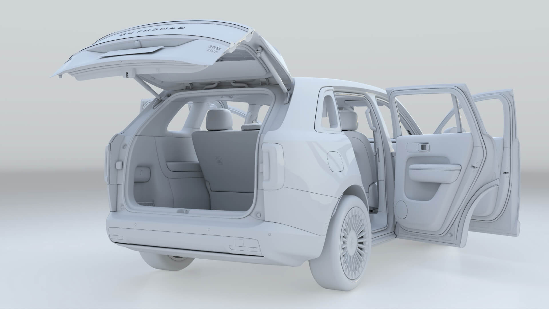 2027 Xiaomi SKYNOMAD N70 with Interior 3D Model