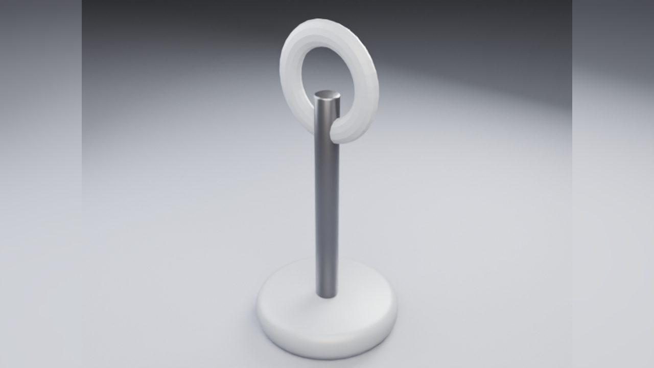 Headphone Stand - Low Poly 3D Model 3D Model