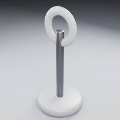 Headphone Stand - Low Poly 3D Model