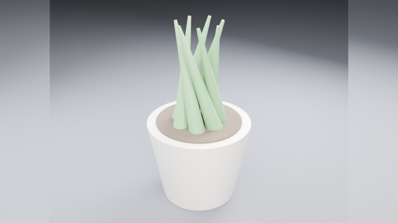 Planter Pot - Low Poly 3D Model 3D Model