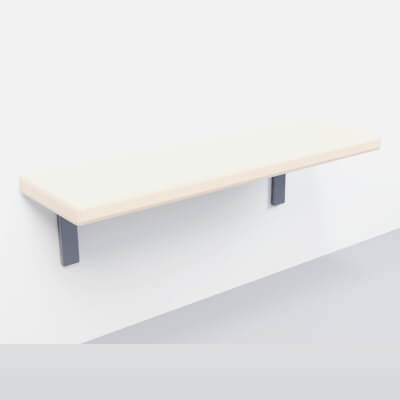 Wall Shelf - Low Poly 3D Model