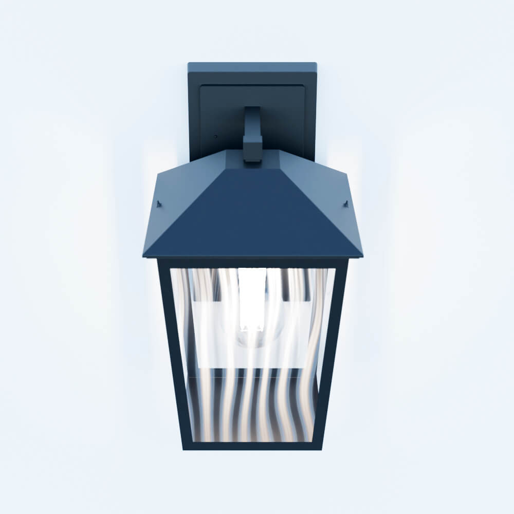 Benmore Black Outdoor Wall Light Brand 3D Model 3D Model