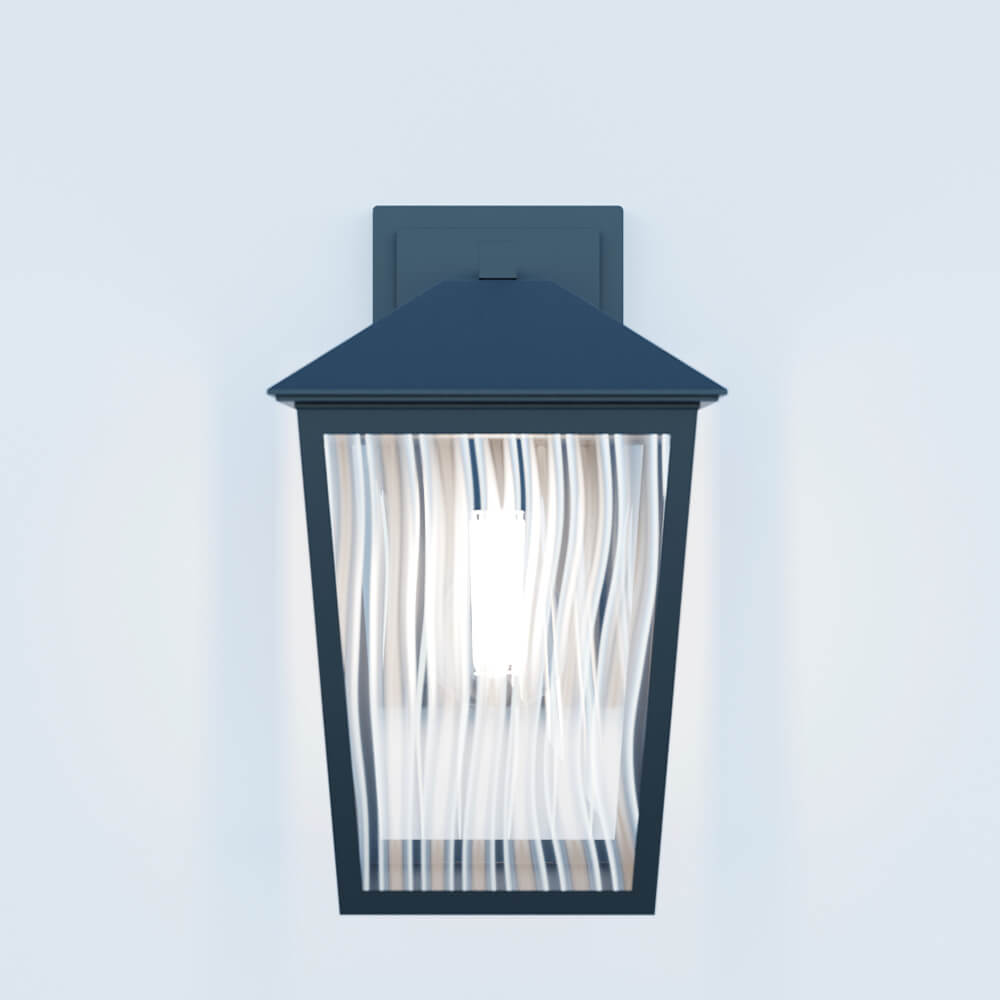 Benmore Black Outdoor Wall Light Brand 3D Model 3D Model