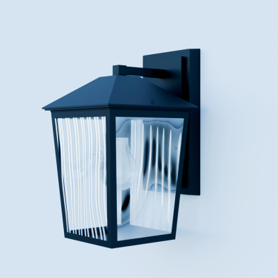 Benmore Black Outdoor Wall Light Brand 3D Model