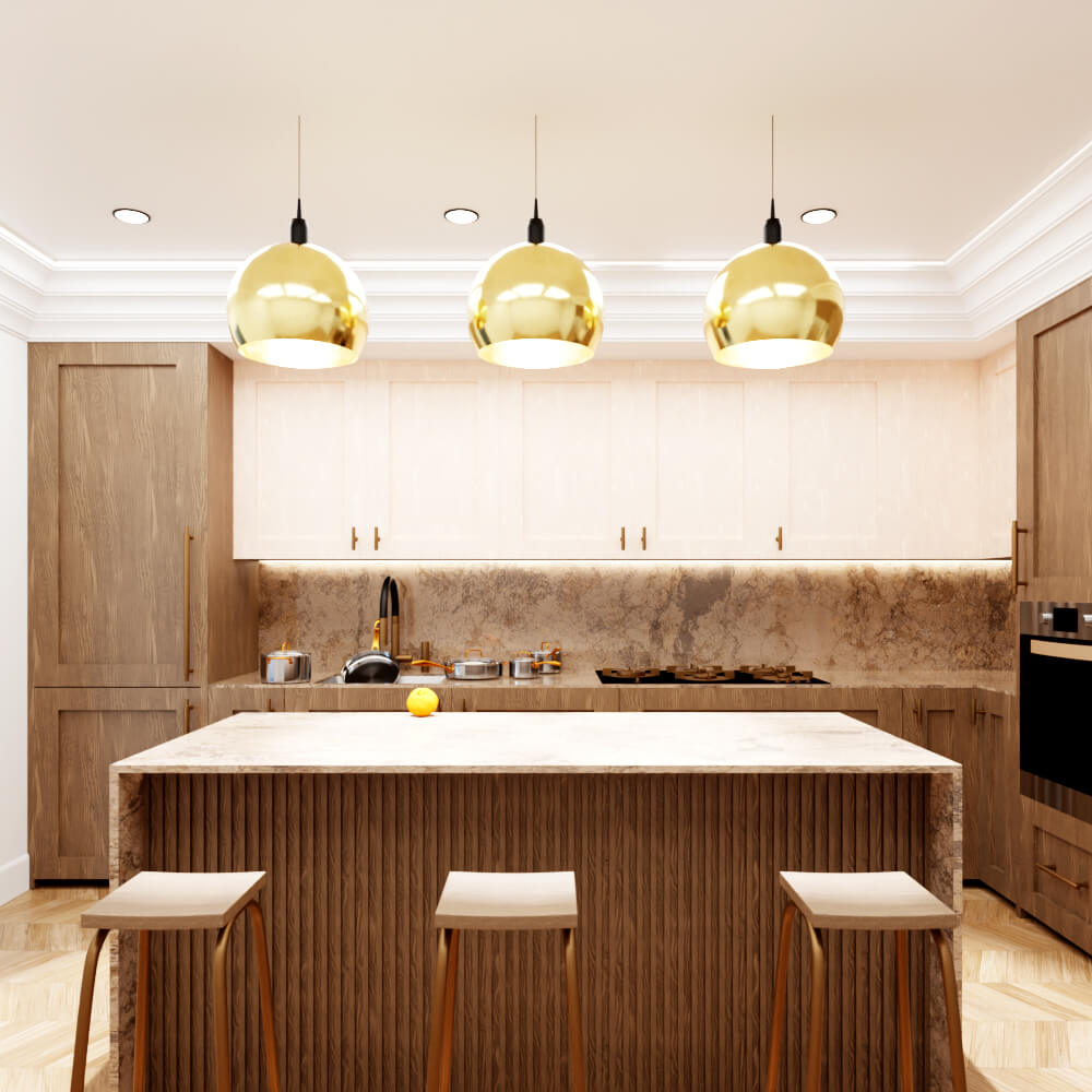 Modern Luxury Kitchen Interior &ndash High-End 3D Visualiza 3D Model