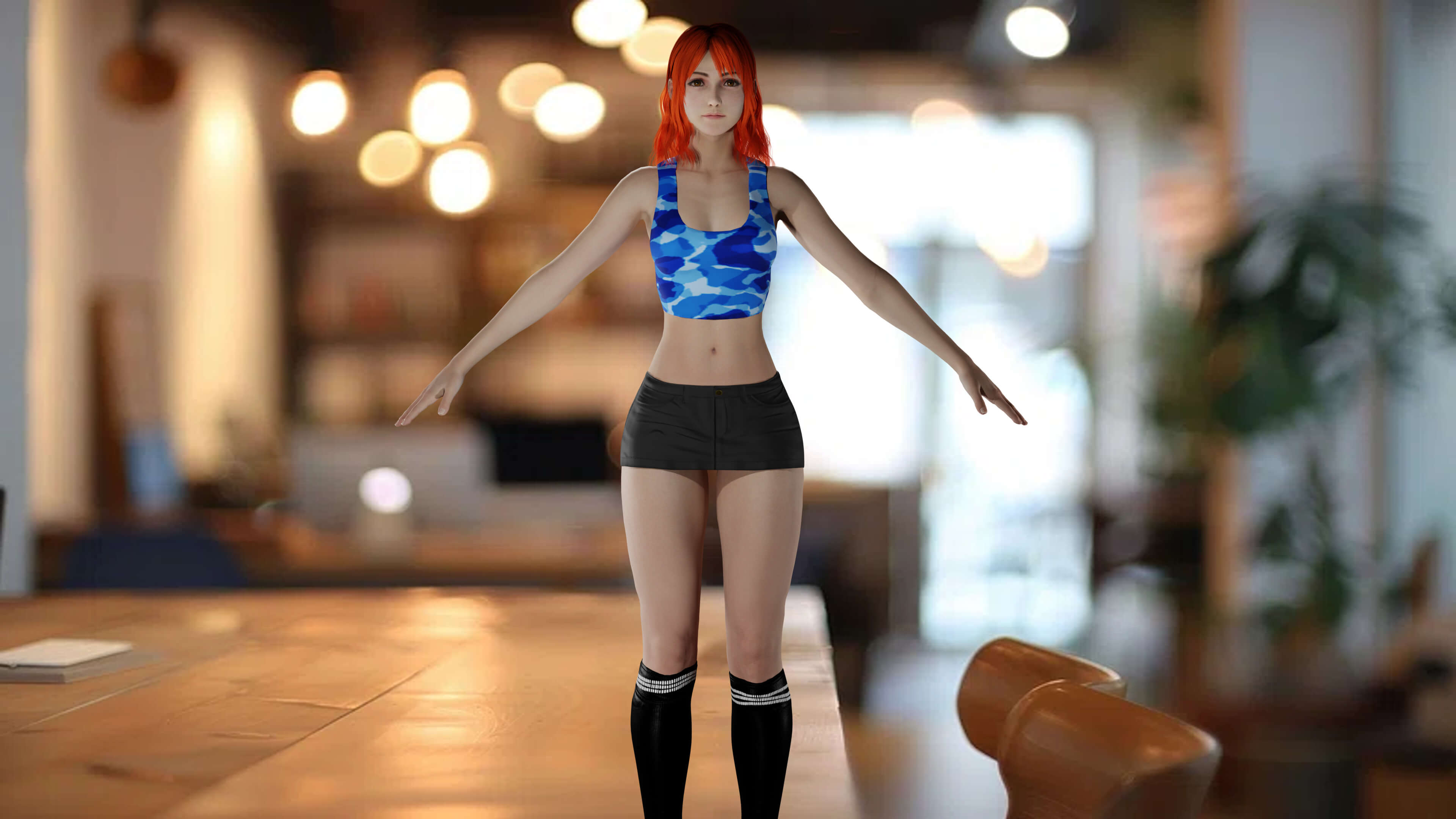 Female Character 3D Model