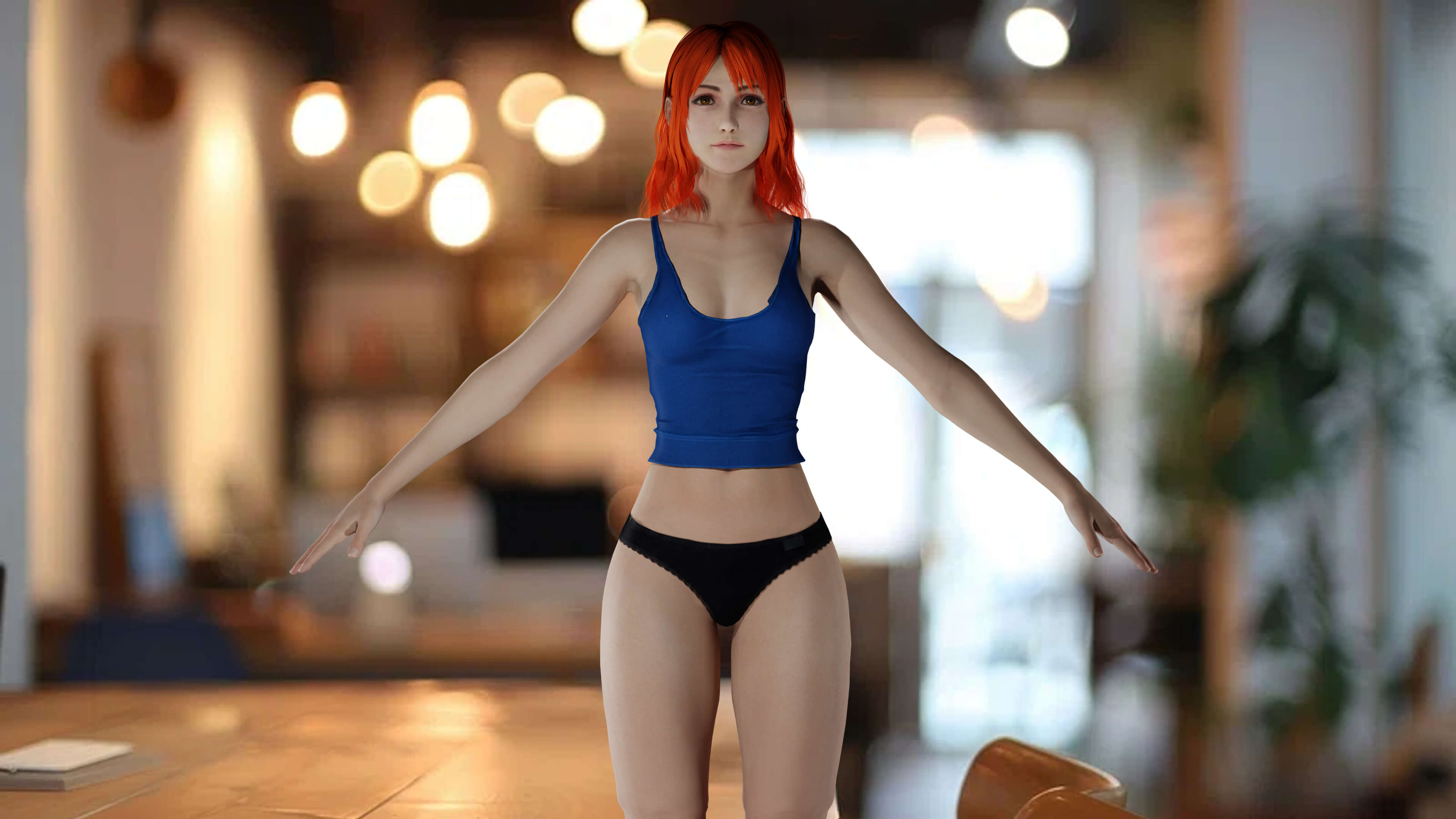 Female Character 3D Model