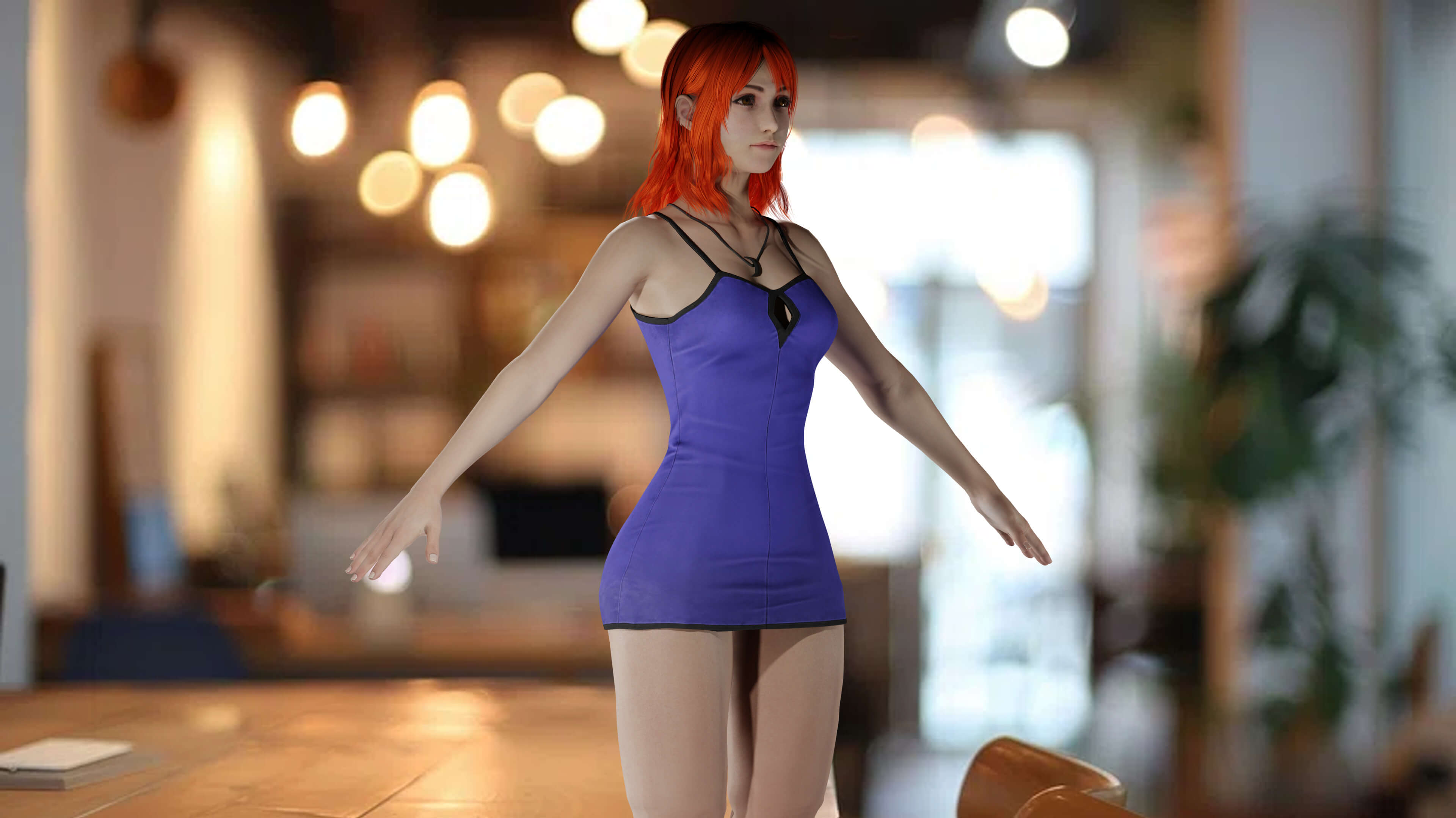 Female Character 3D Model