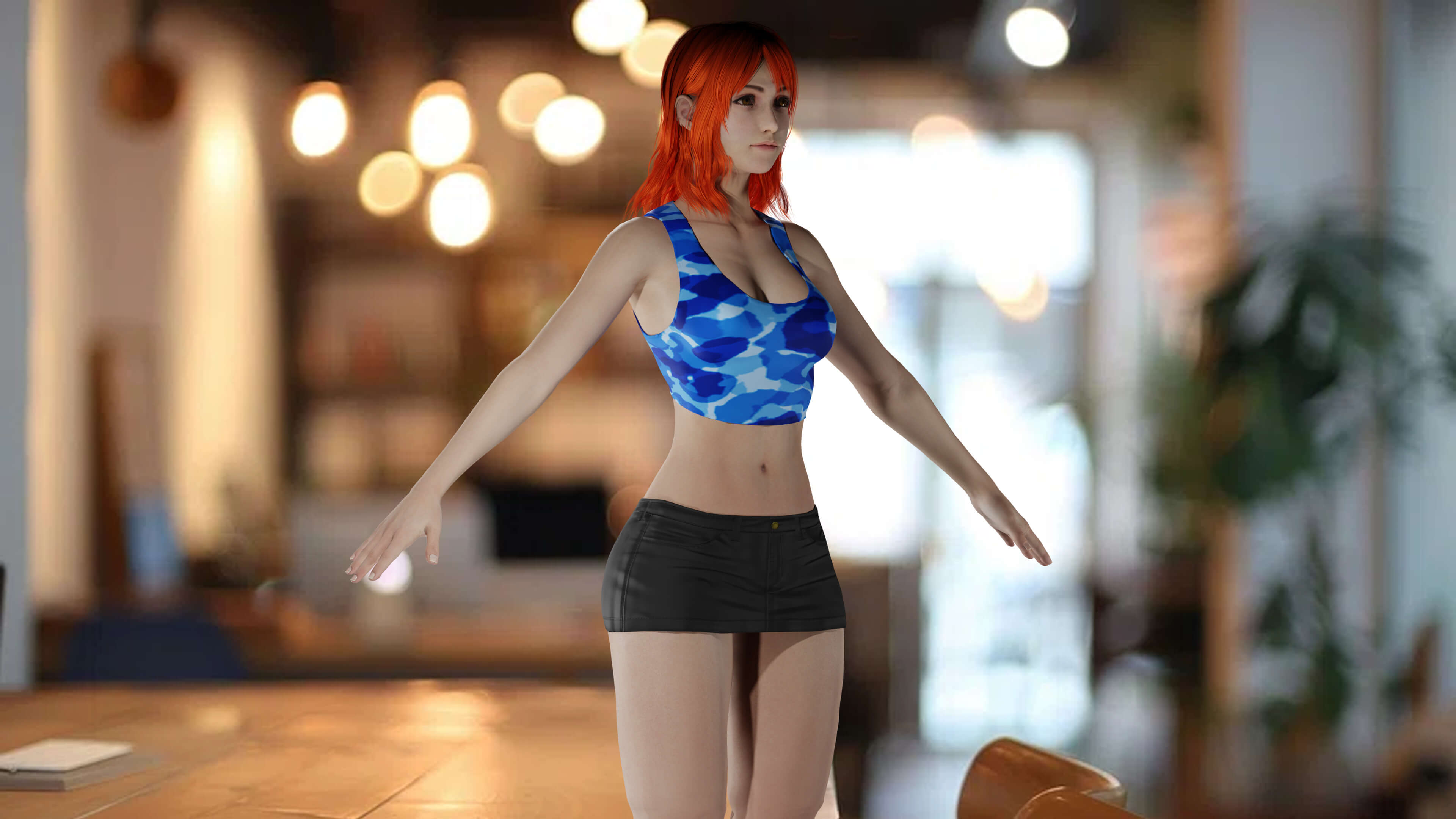 Female Character 3D Model