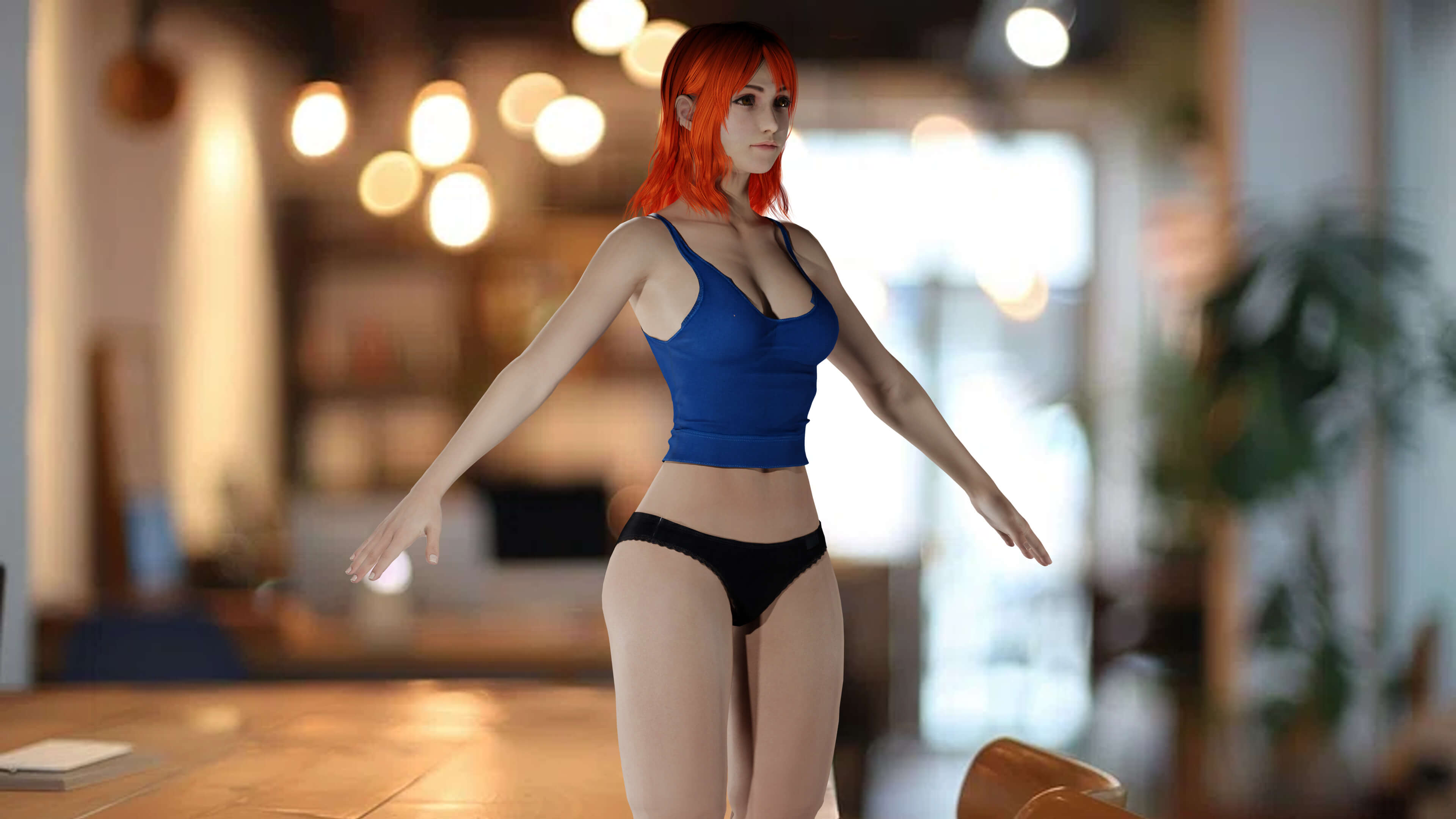 Female Character 3D Model