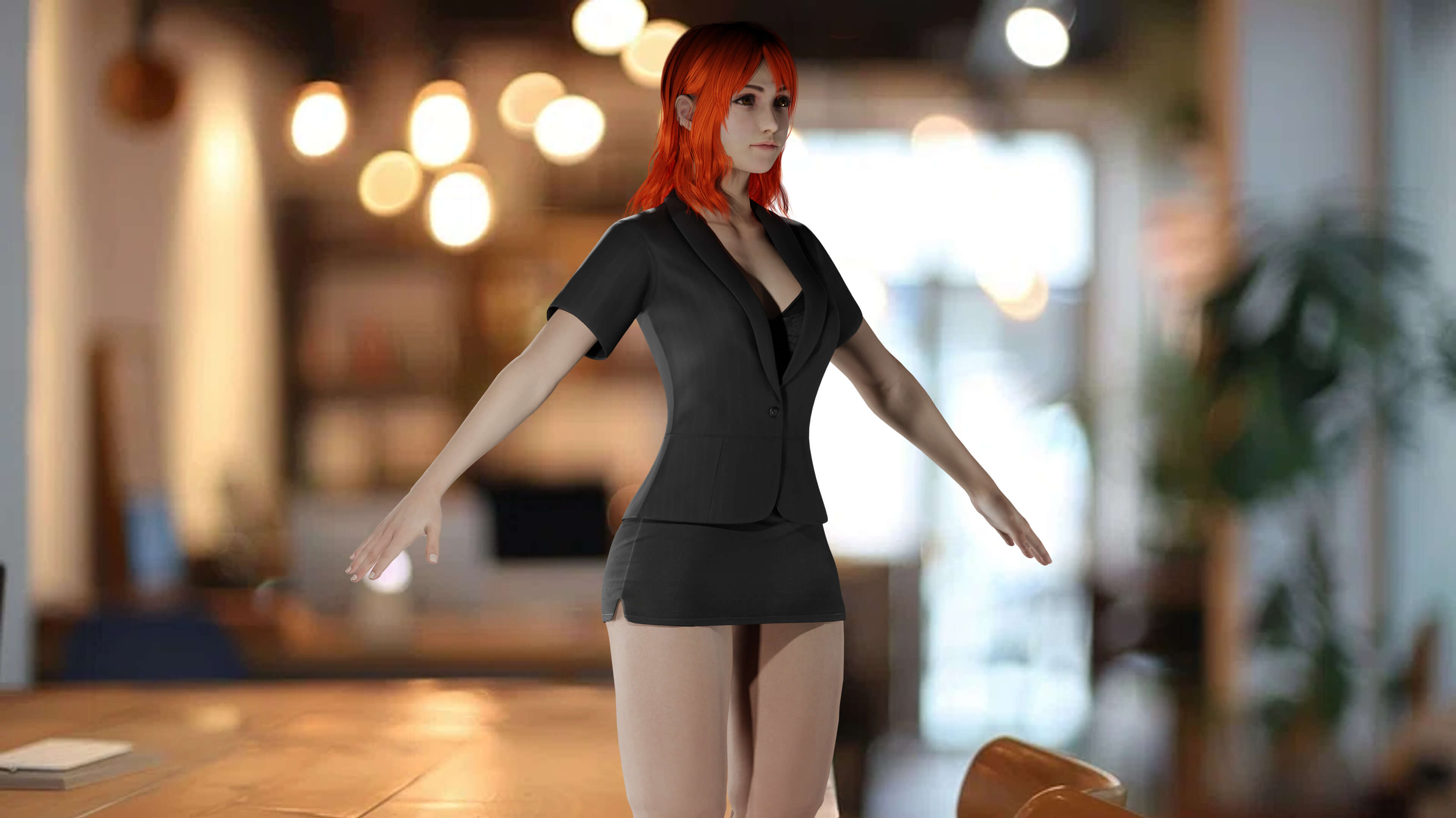 Female Character 3D Model