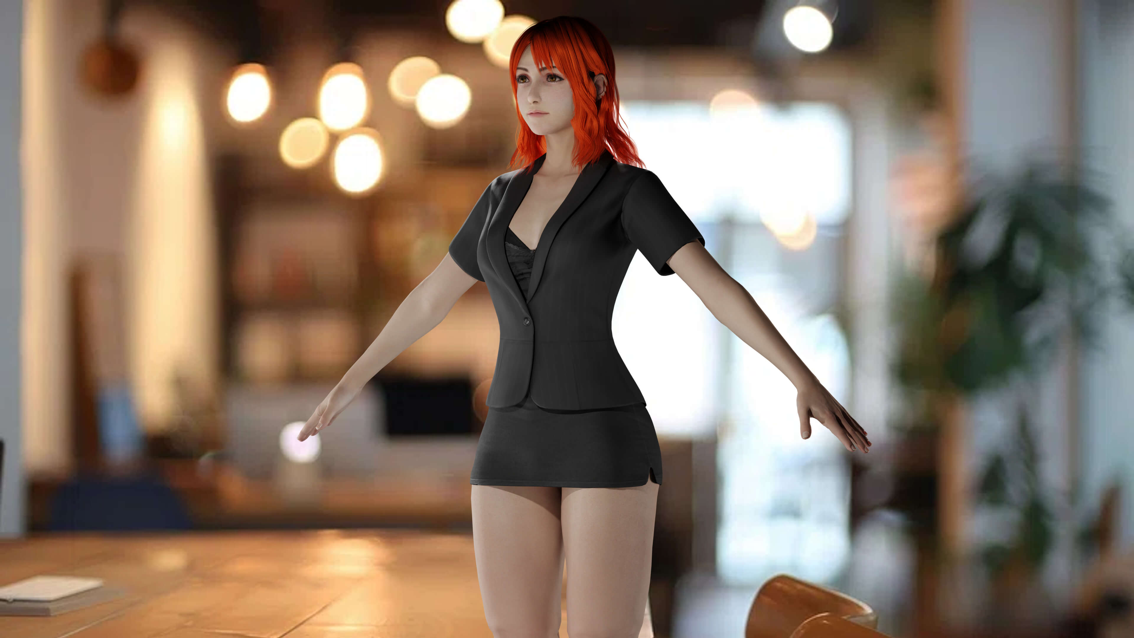 Female Character 3D Model