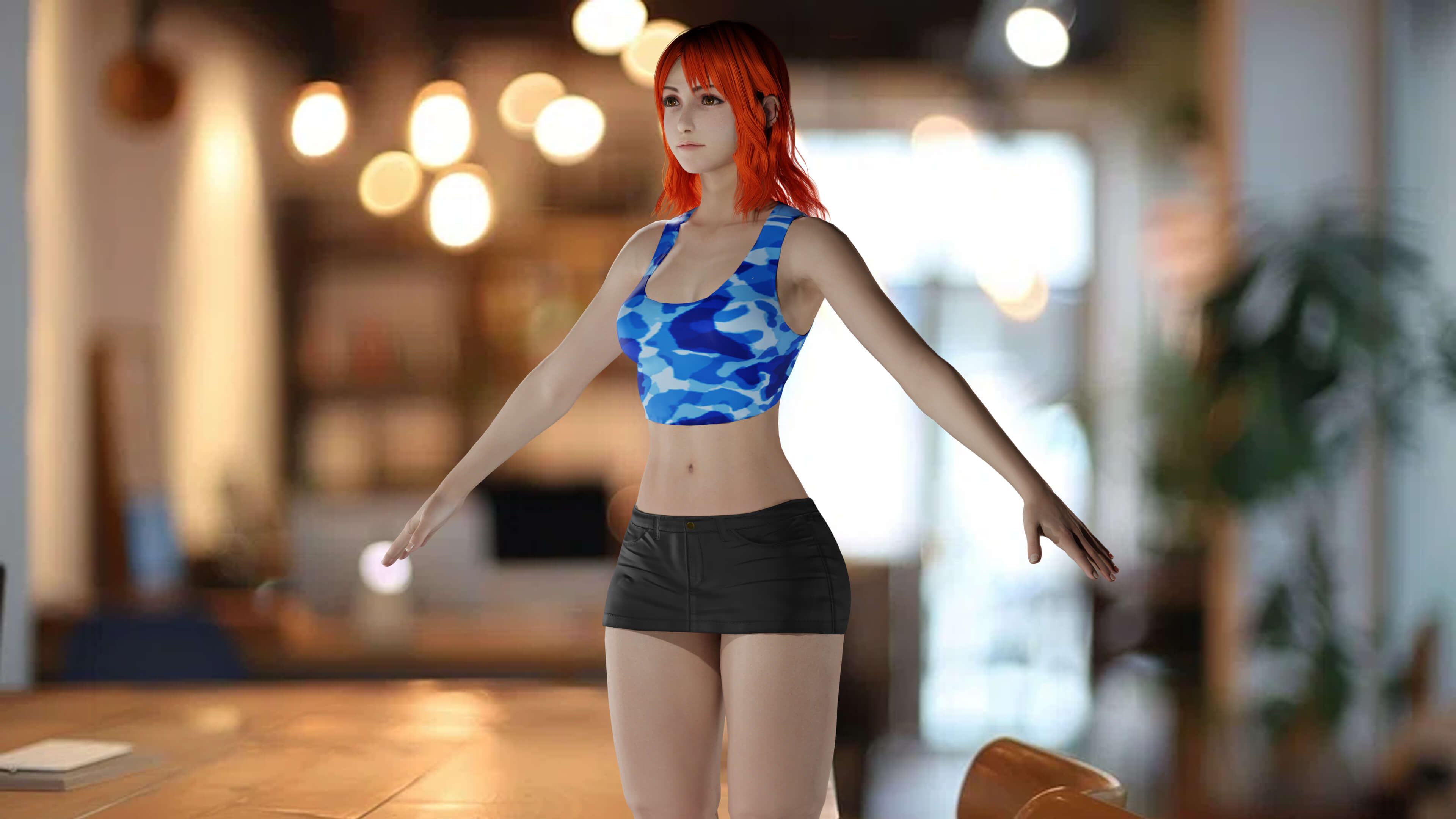 Female Character 3D Model