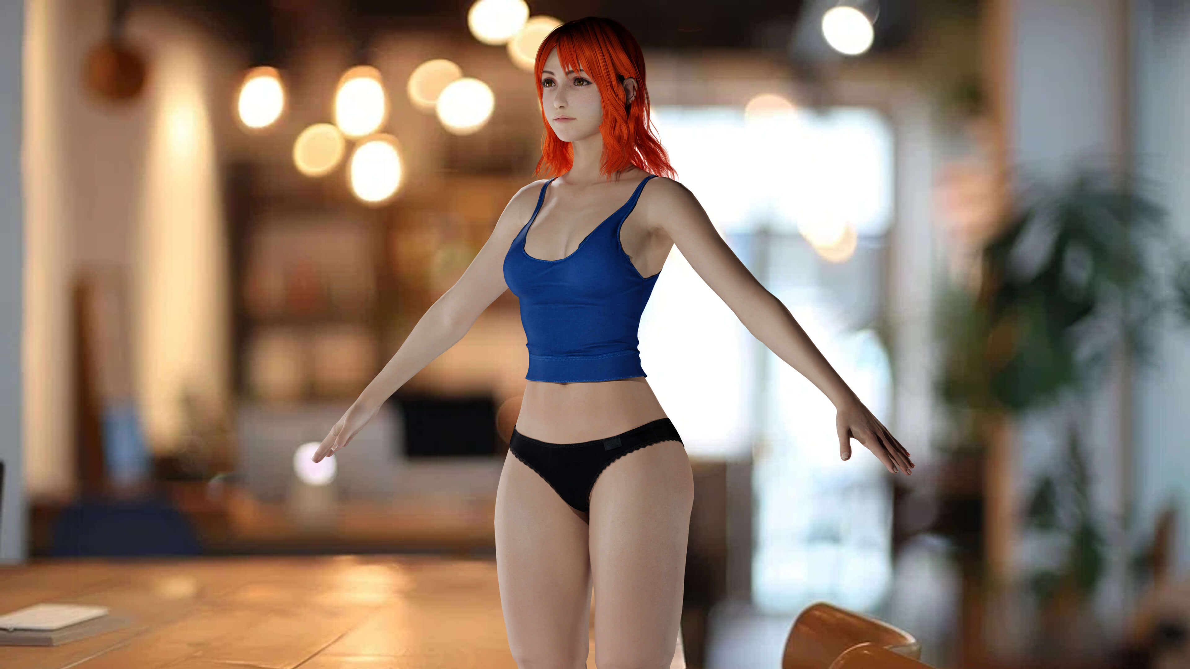 Female Character 3D Model