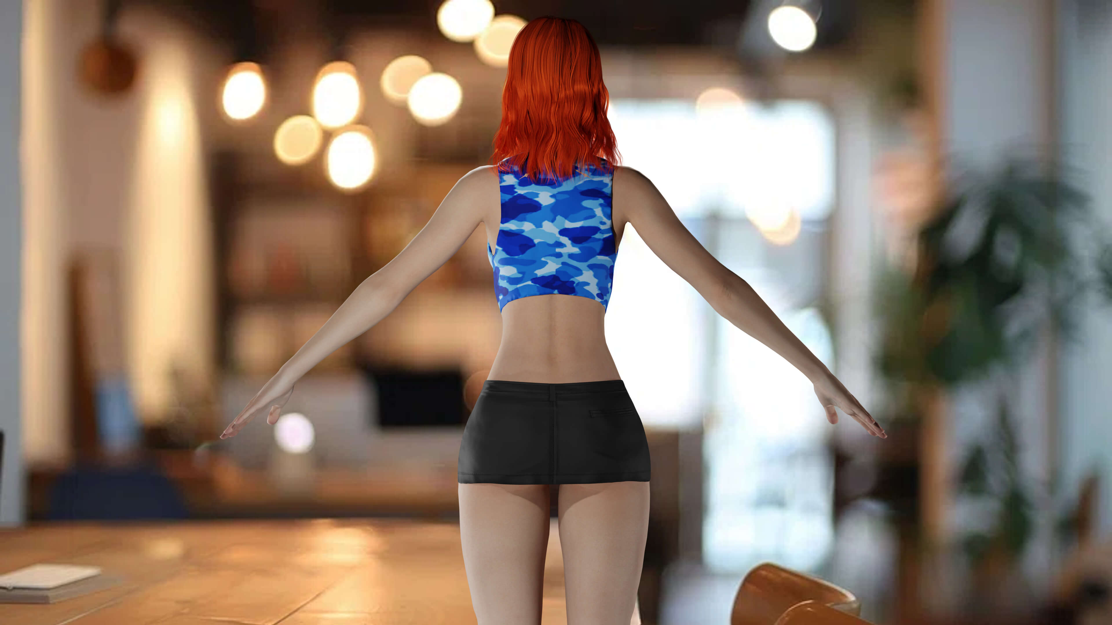 Female Character 3D Model