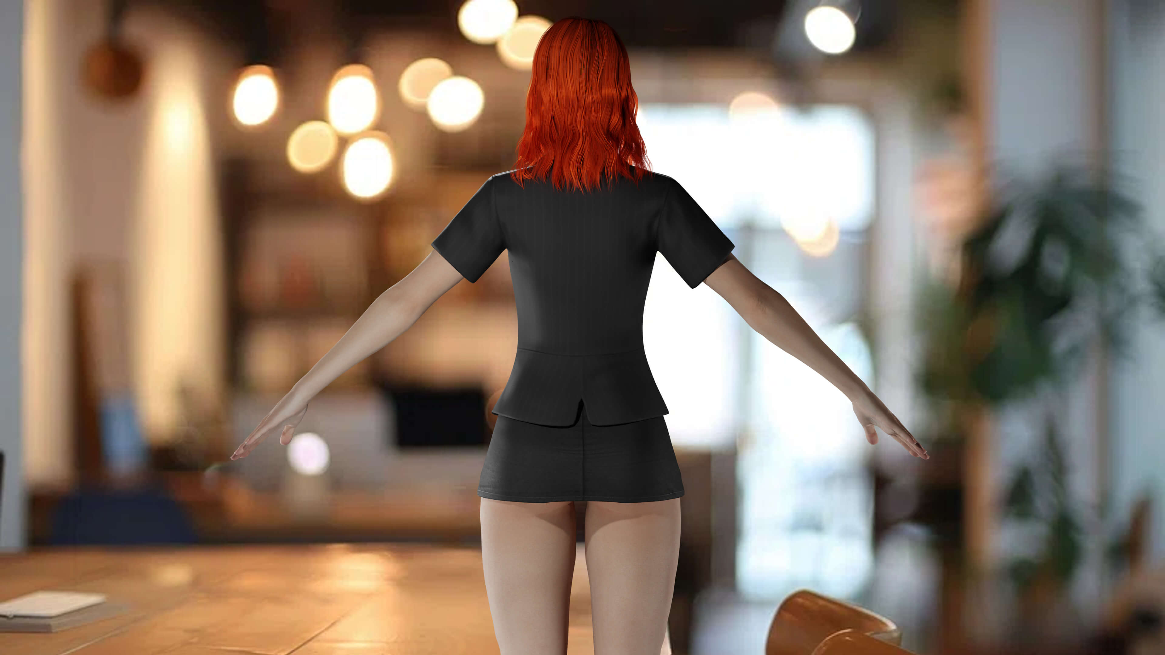 Female Character 3D Model