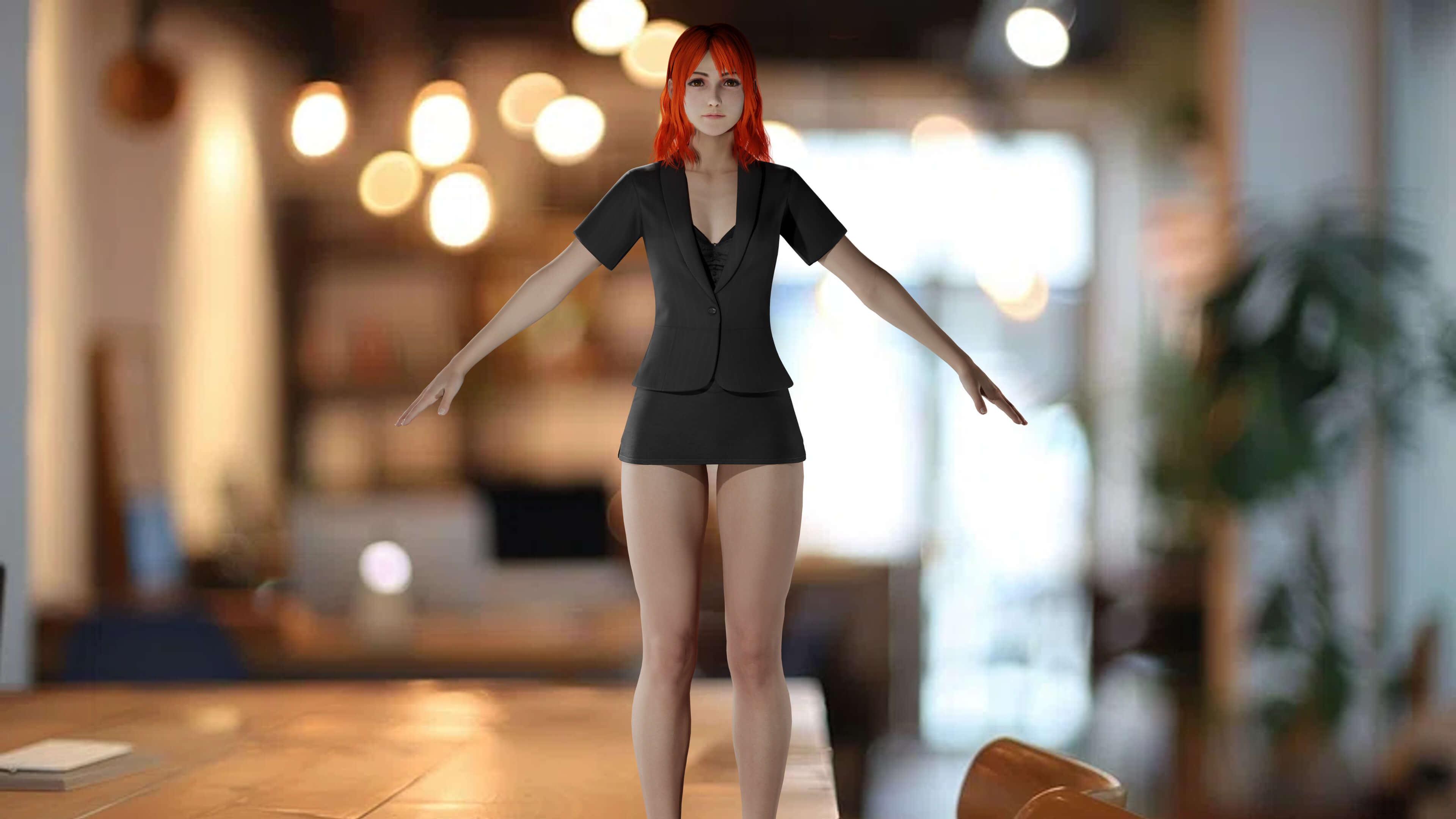Female Character 3D Model