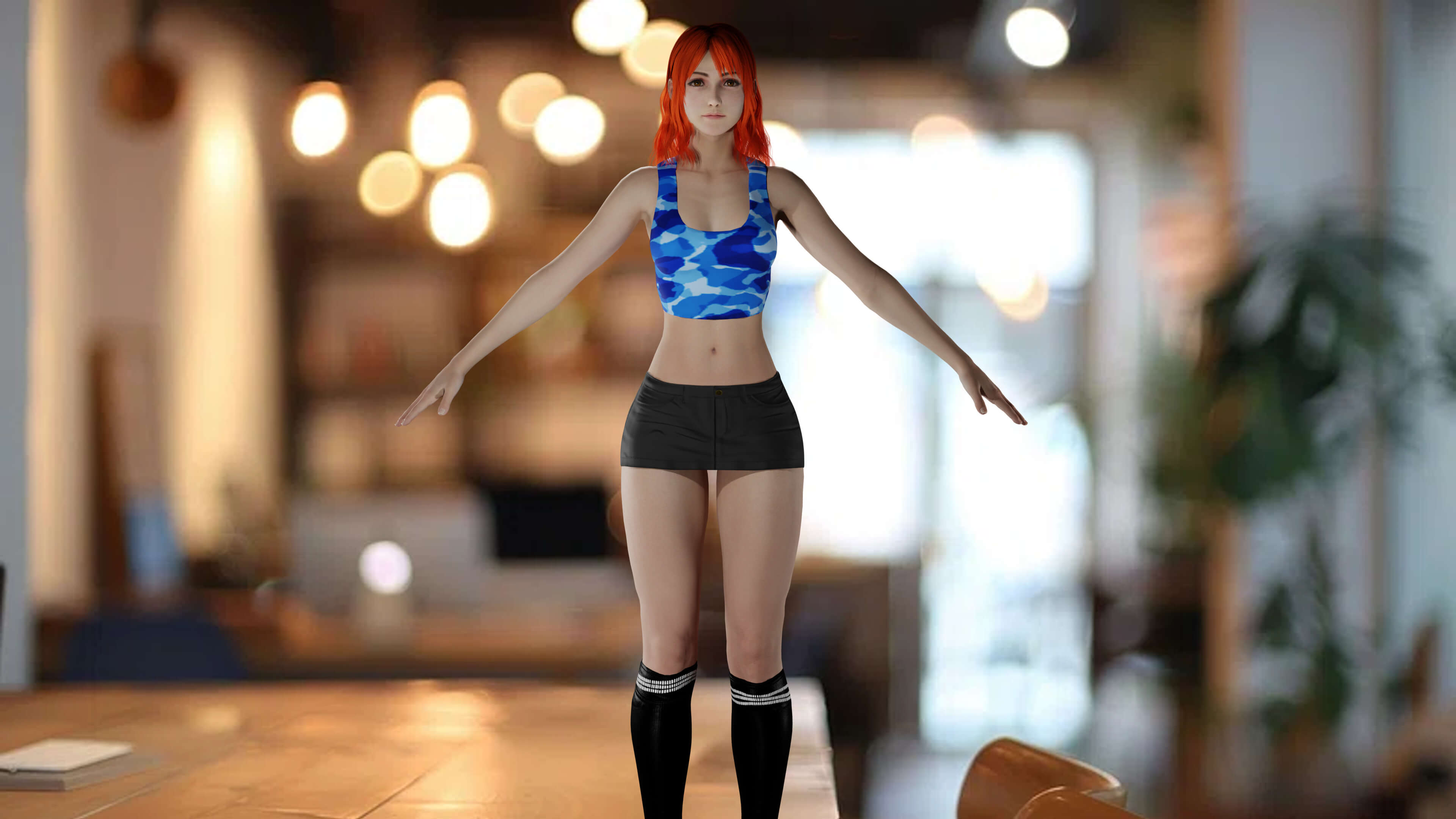 Female Character 3D Model
