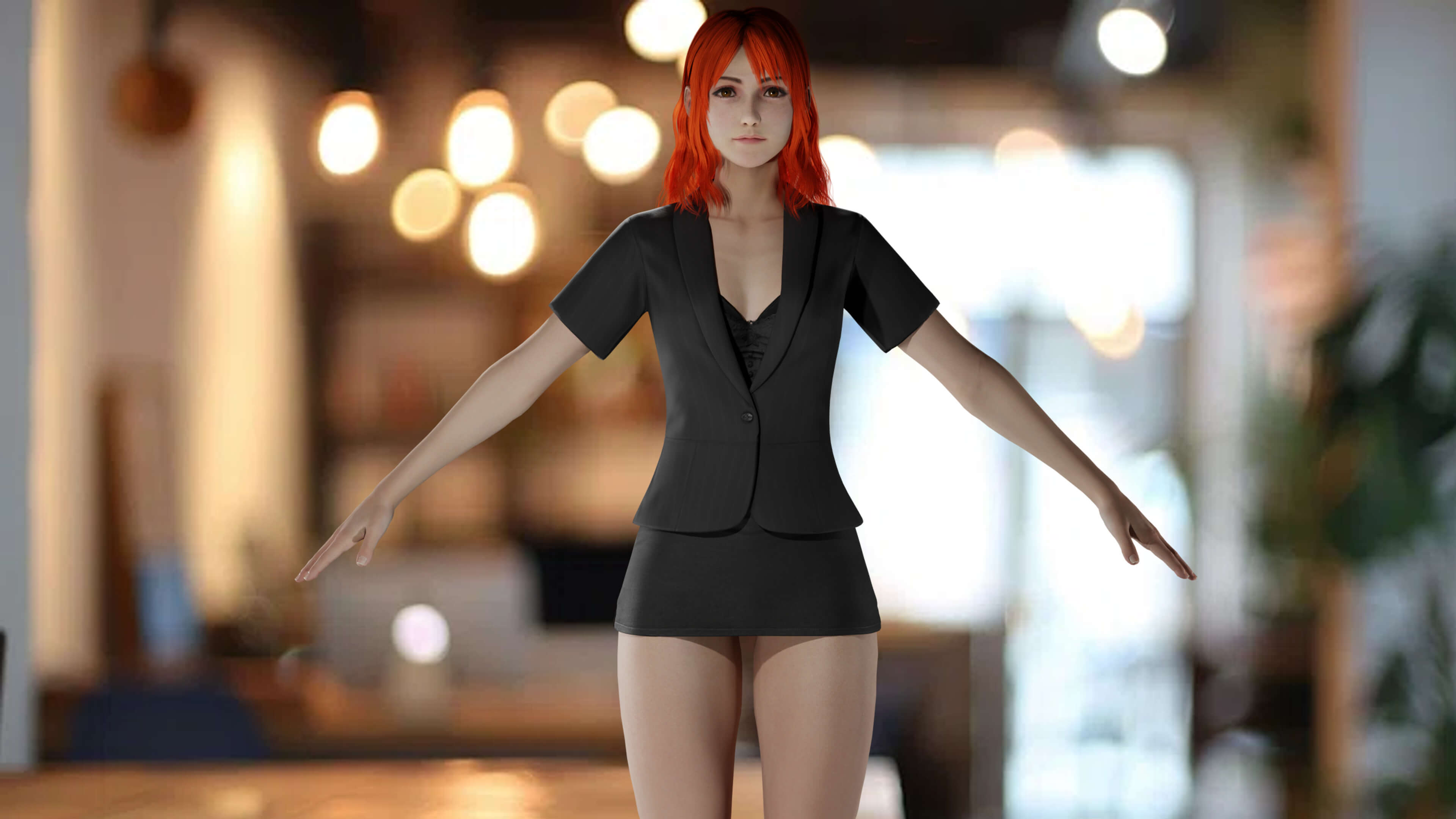 Female Character 3D Model