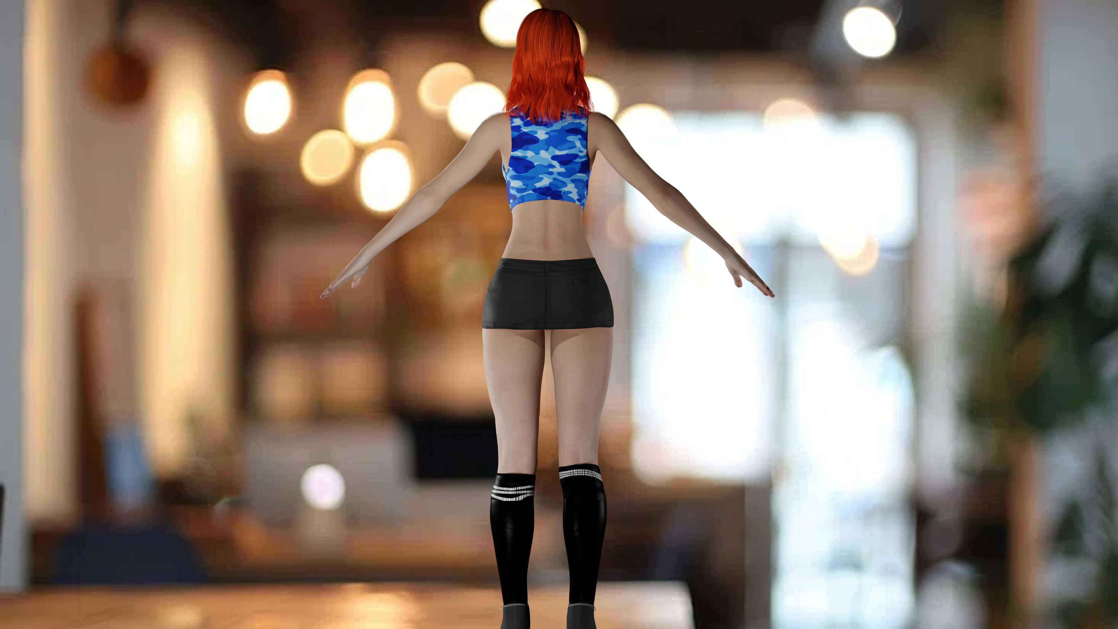 Female Character 3D Model