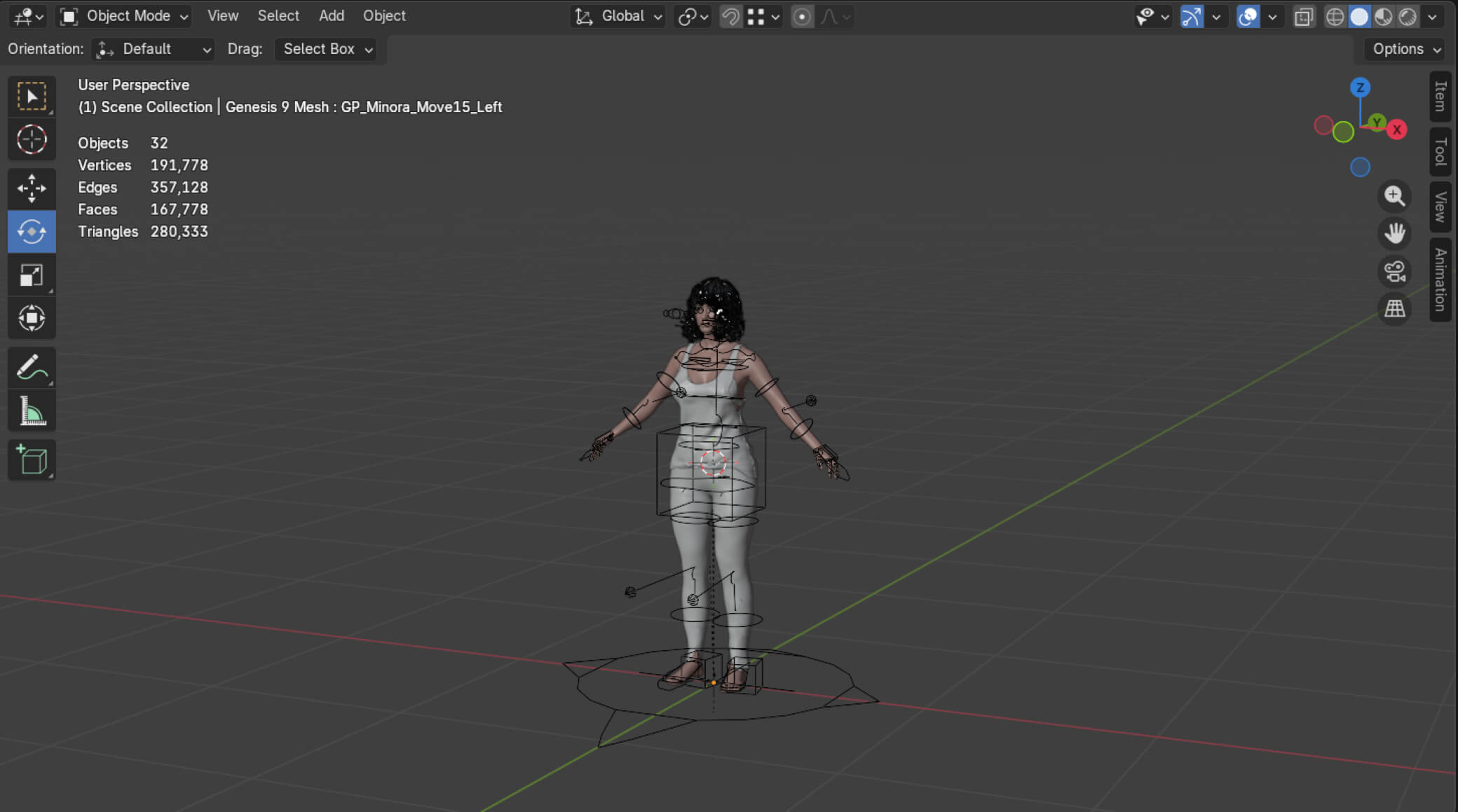 Game Ready Girl Female Character 3D Model 3D Model