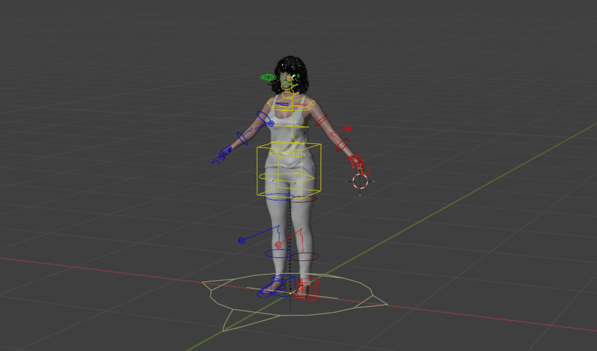 Game Ready Girl Female Character 3D Model 3D Model