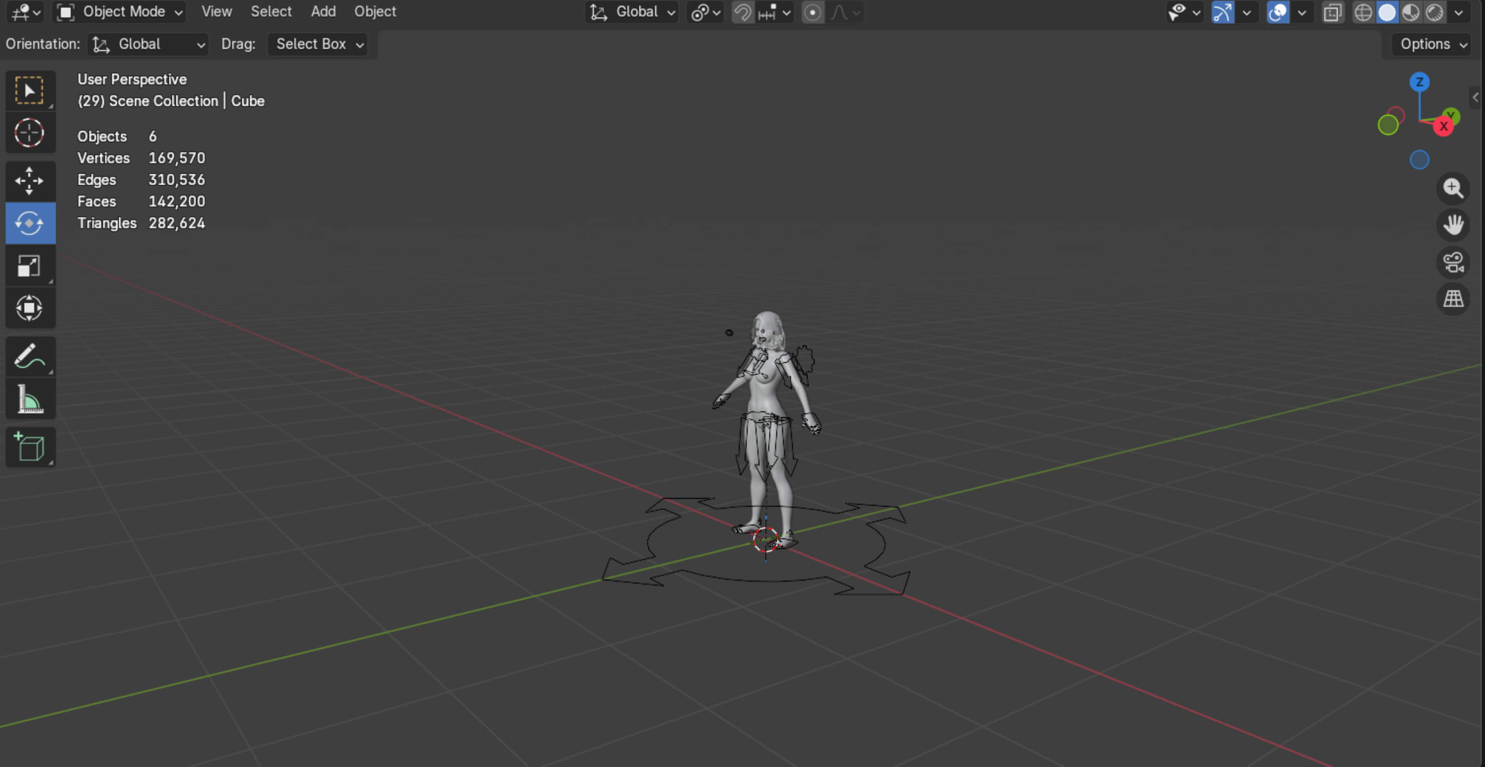 Realistic Girl Character - Office Girl - Woman Character 3D Model