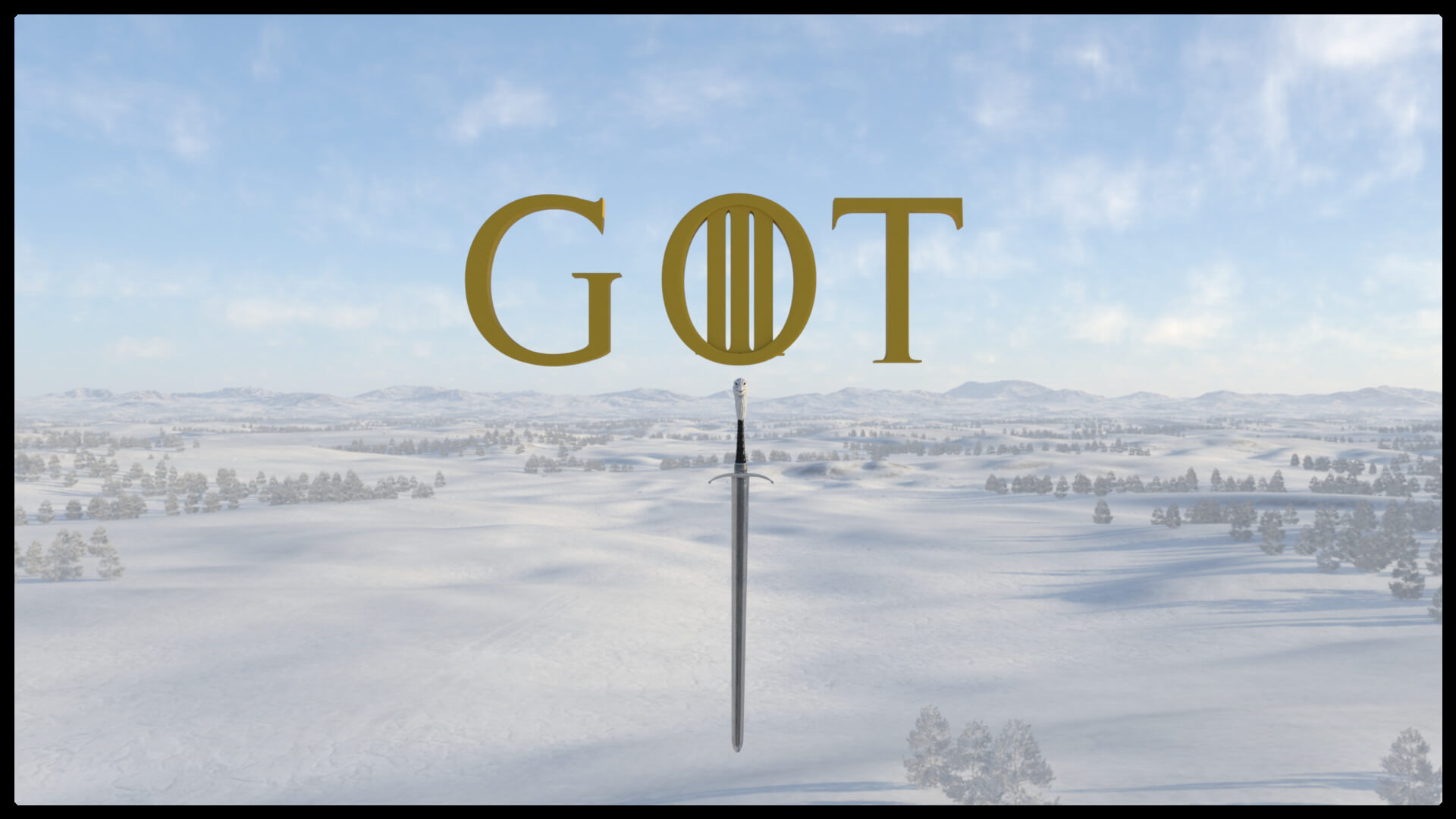 GoT John 3D Render, Digital Artwork by mreale69