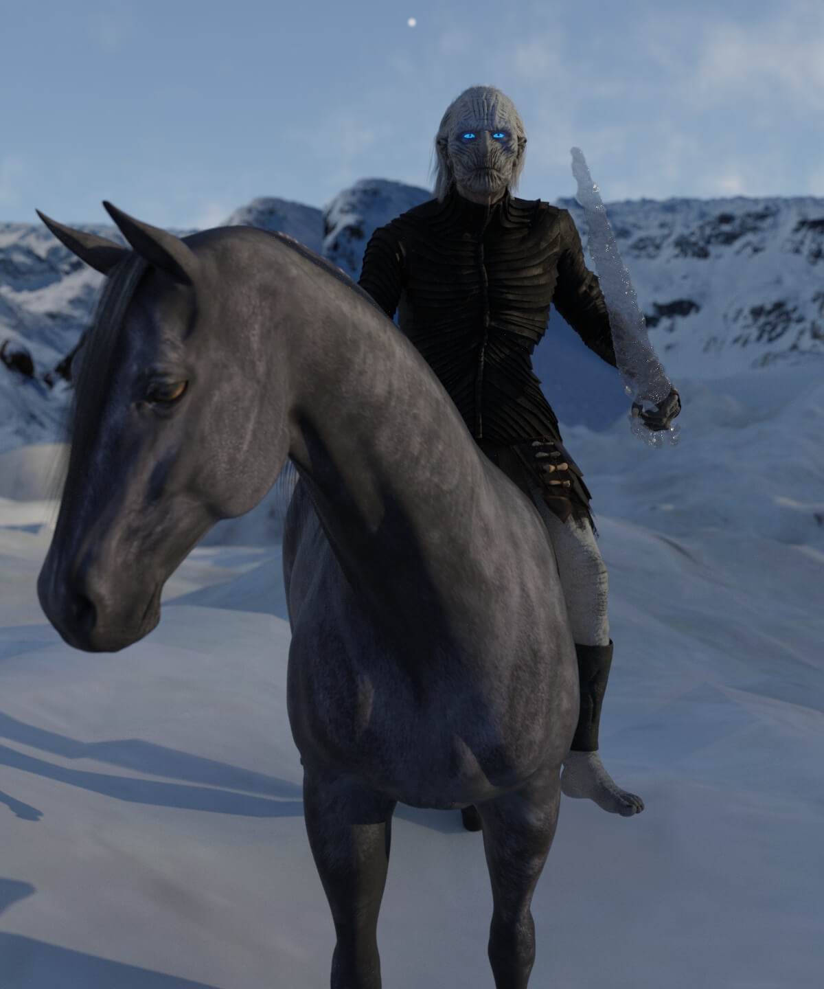 My Knight King 3D Render, Digital Artwork by mreale69