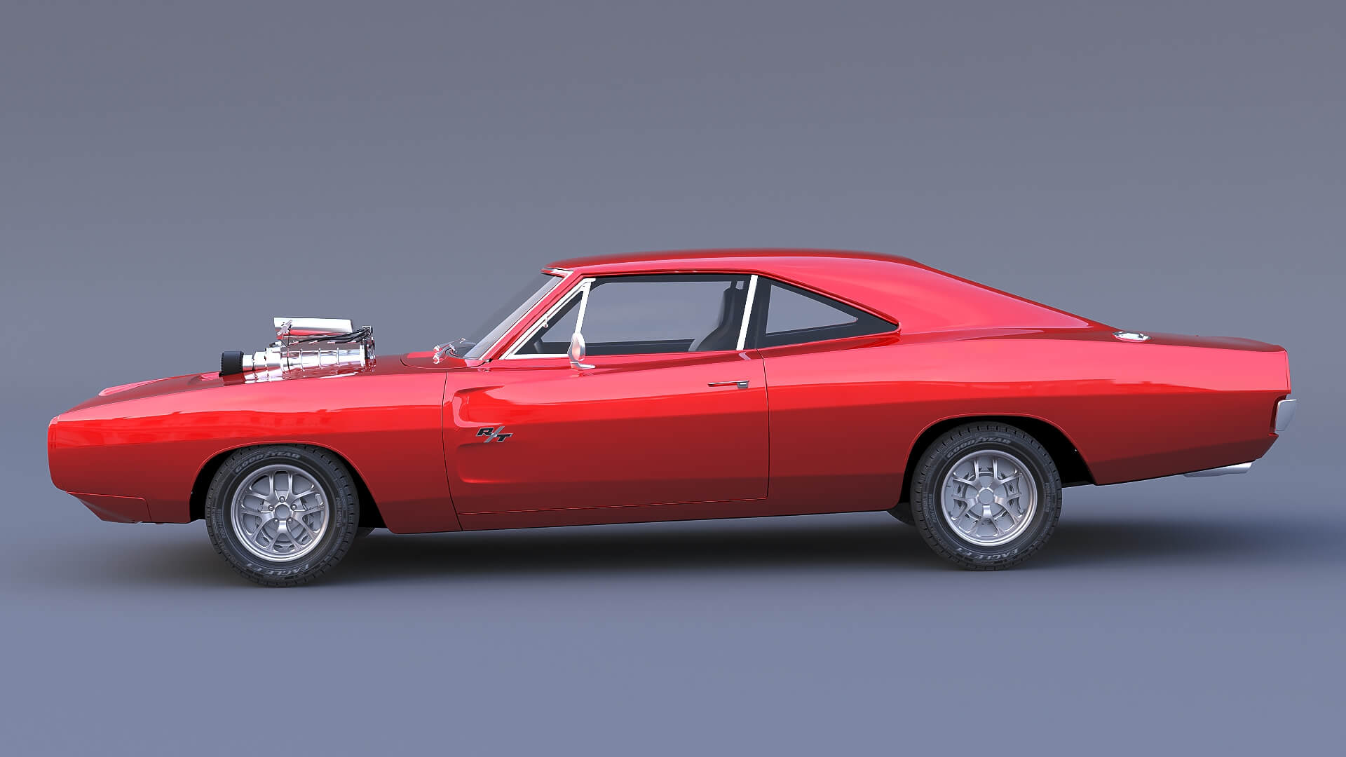 1970 Dodge Charger R-T Fast &amp Furious 3D Model