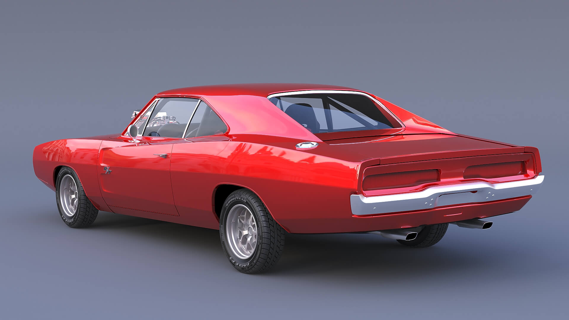 1970 Dodge Charger R-T Fast & Furious 3D Model