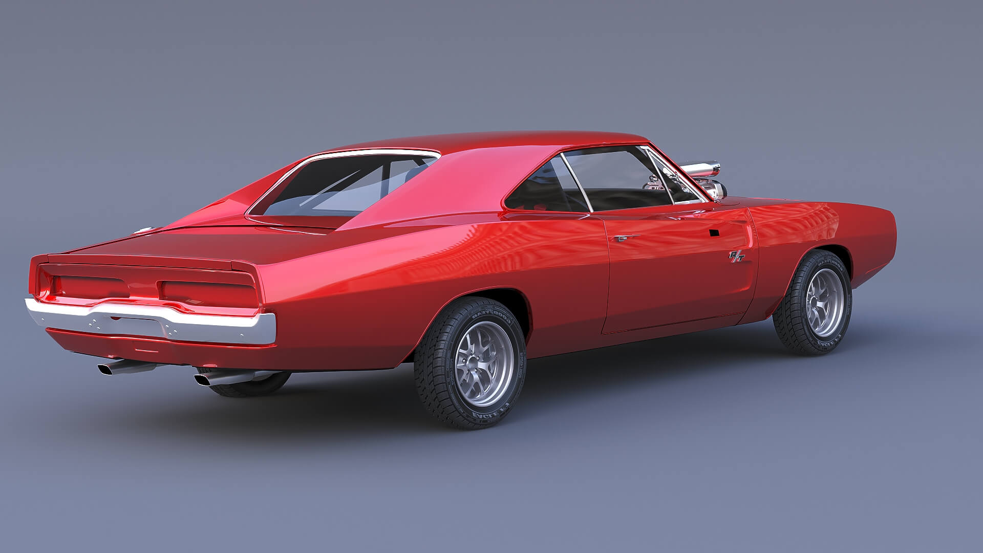 1970 Dodge Charger R-T Fast &amp Furious 3D Model