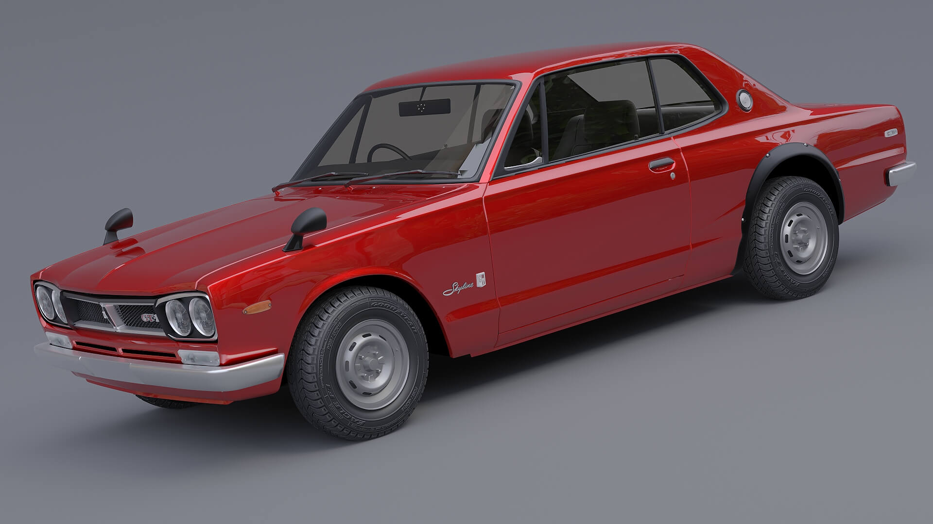 1971 Nissan Skyline 2000GT-R 3D Model