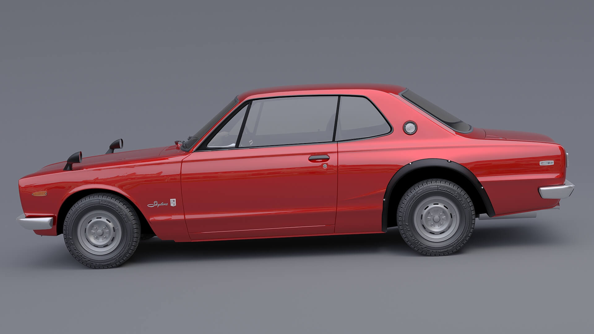 1971 Nissan Skyline 2000GT-R 3D Model
